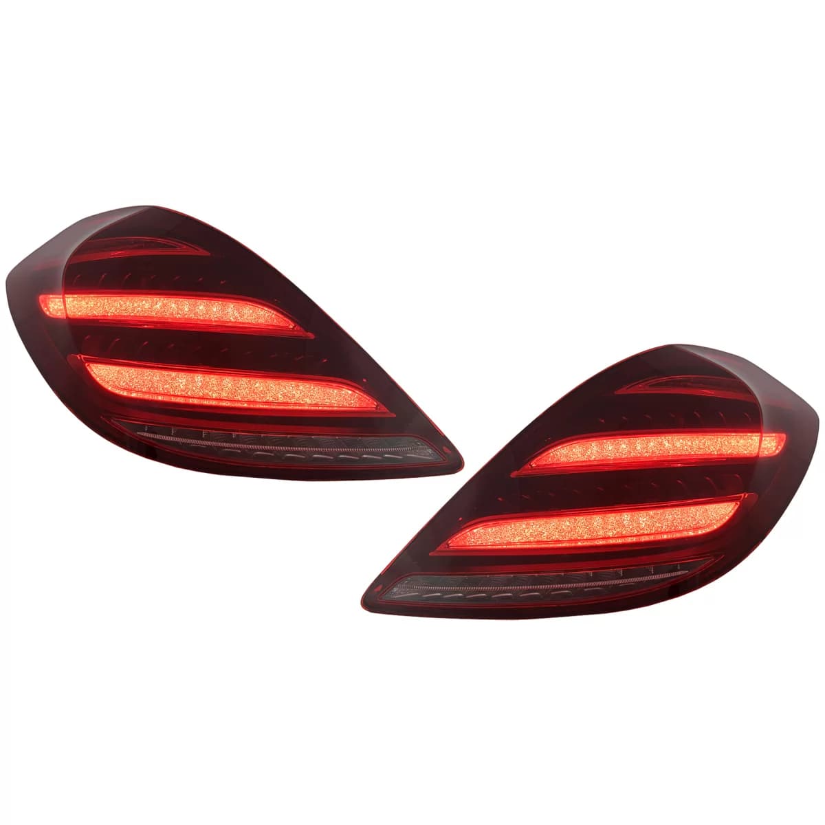Taillights Full LED suitable for Mercedes S-Class W222 (2014-2017) Dynamic Turning Lights Facelift Design