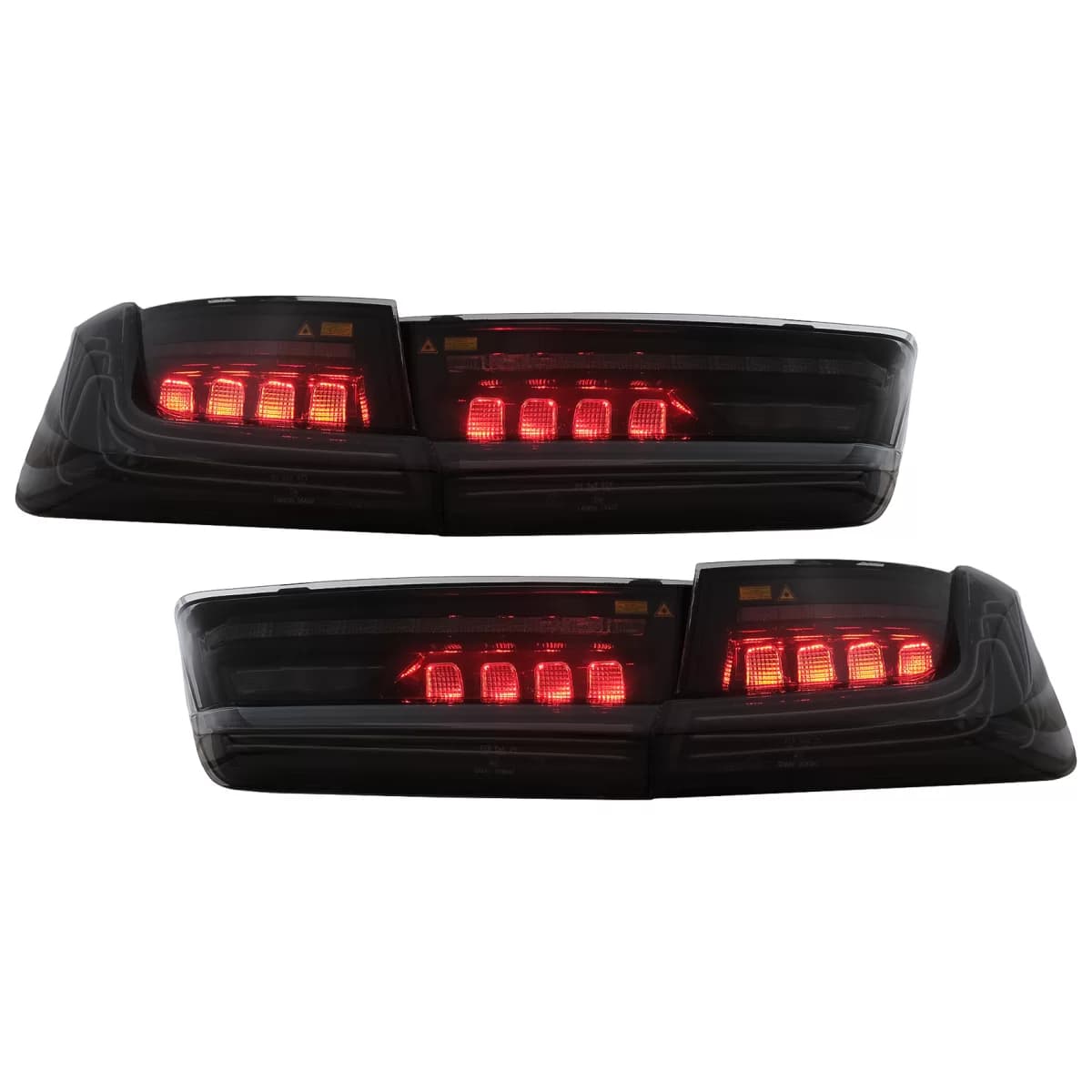 Full LED Taillights suitable for BMW 3 Series G20 Sedan (2018-2022) Black Laser Look