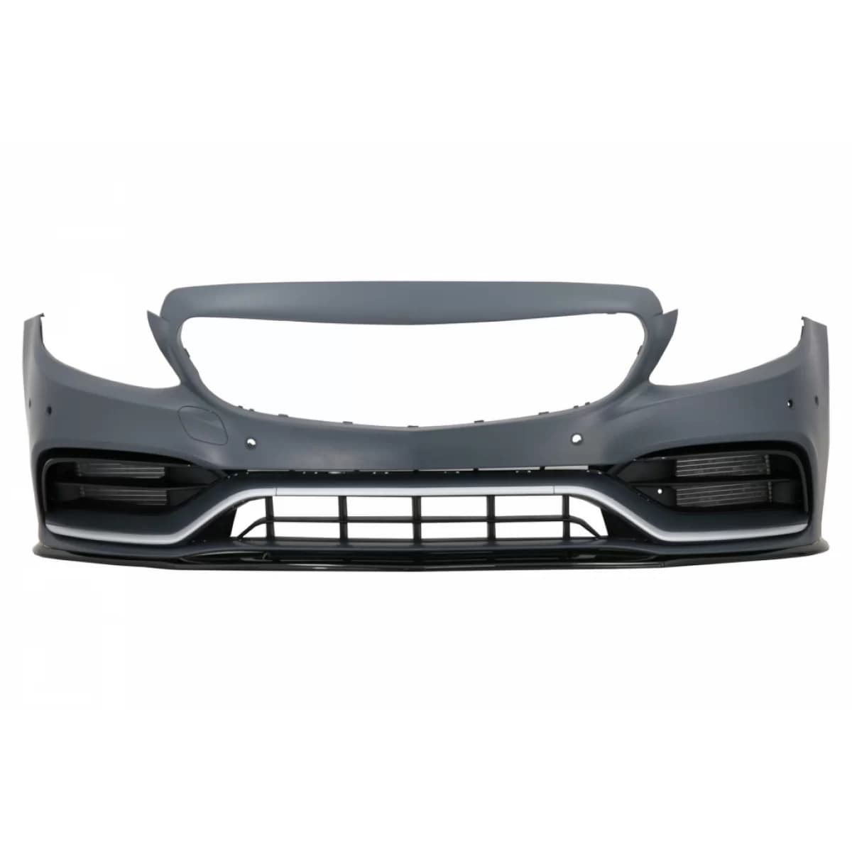 Front Bumper suitable for Mercedes C-Class W205 S205 A205 C205 Limousine T-Model Coupe Cabriolet (2014-2020) Facelift C63 Design