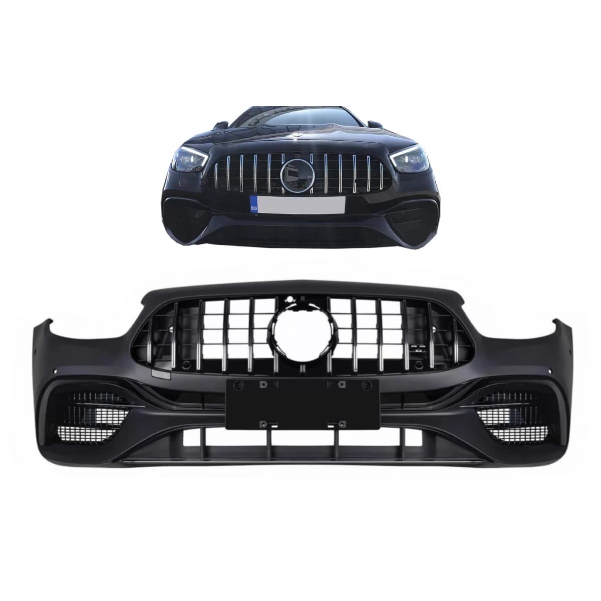 Front Bumper suitable for Mercedes E-Class W213 S213 C238 A238 Facelift (2020-Up) E63 Design