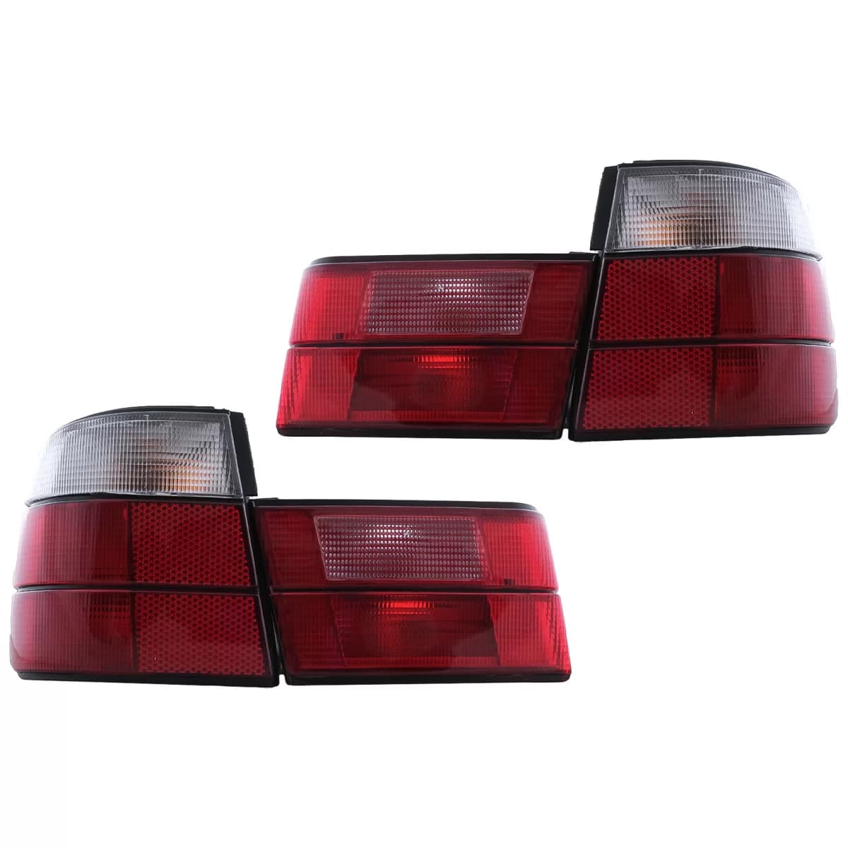 Taillights suitable for BMW 5 Series E34 Sedan (1987-1995) Red White