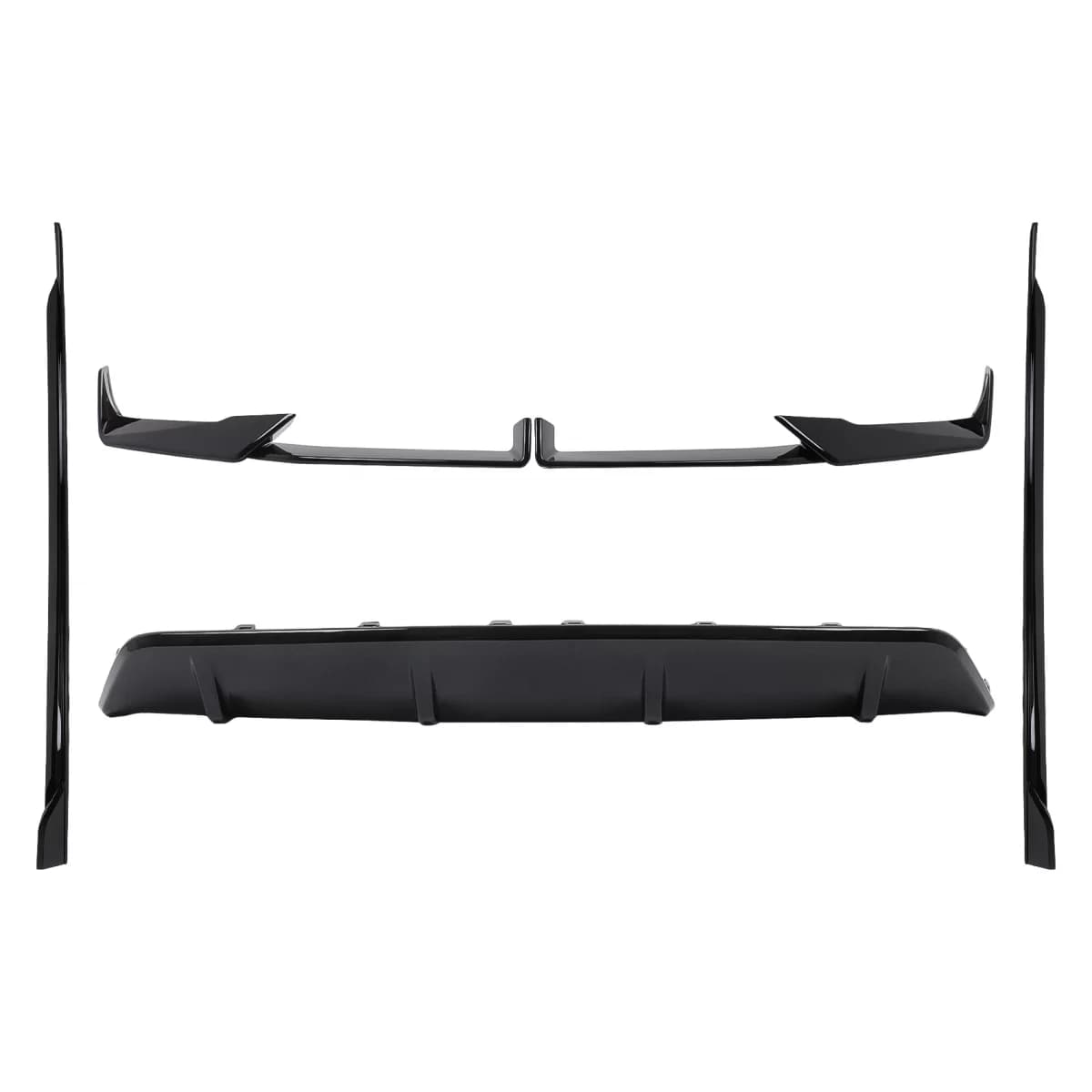 Aero Body Kit suitable for BMW X6 G06 LCI M-Sport (2024-) Black Knight Design Piano Black