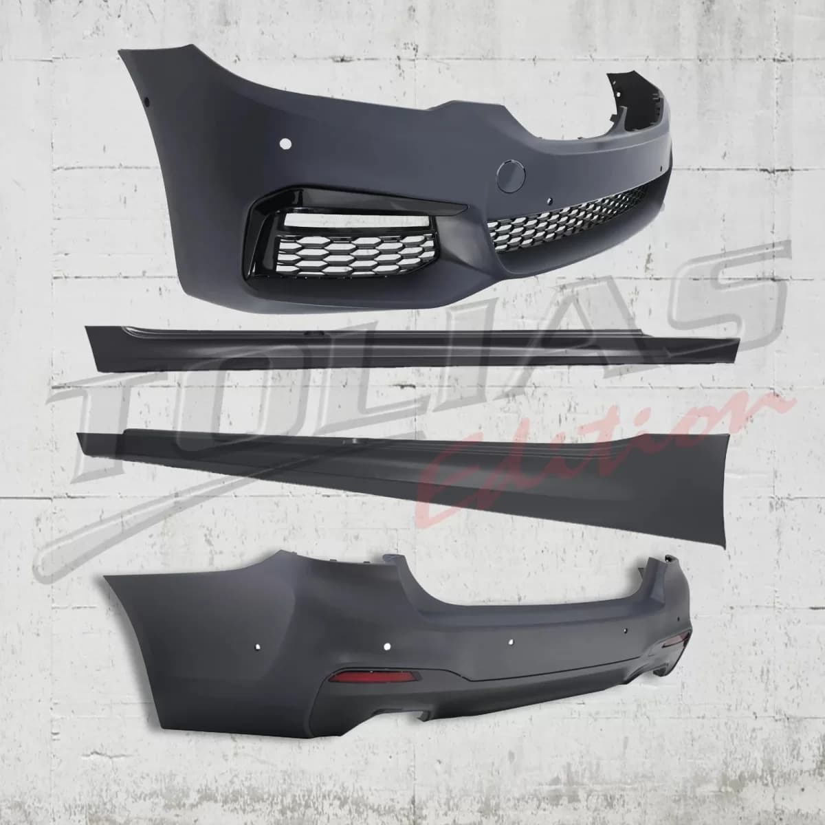 Complete Body Kit suitable for BMW 5 Series G30 (2017-2019) M-Tech Design Without Distronic