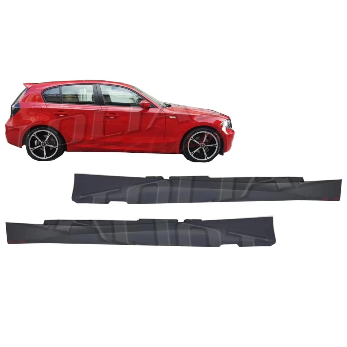 Side Skirts suitable for BMW 1 Series E87 (2003-2012) 5 Doors M-Technik Sport Design