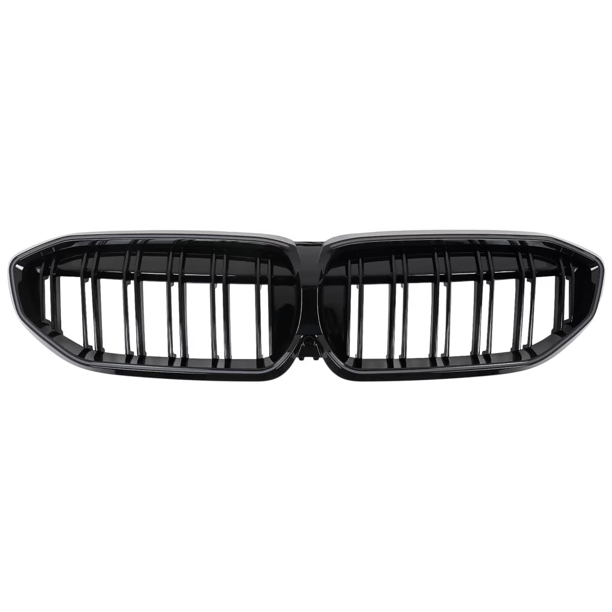 Central Kidney Grilles with LED suitable for BMW 3 Series G20 Sedan G21 Touring (2019-2022) Piano Black