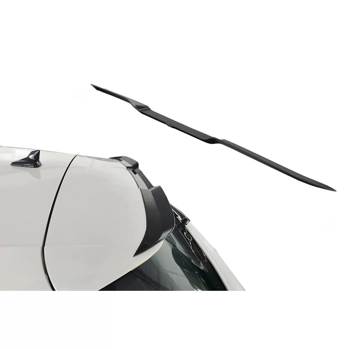 Roof Spoiler Cap suitable for Audi A3 8Y (2020-) Sportback Black