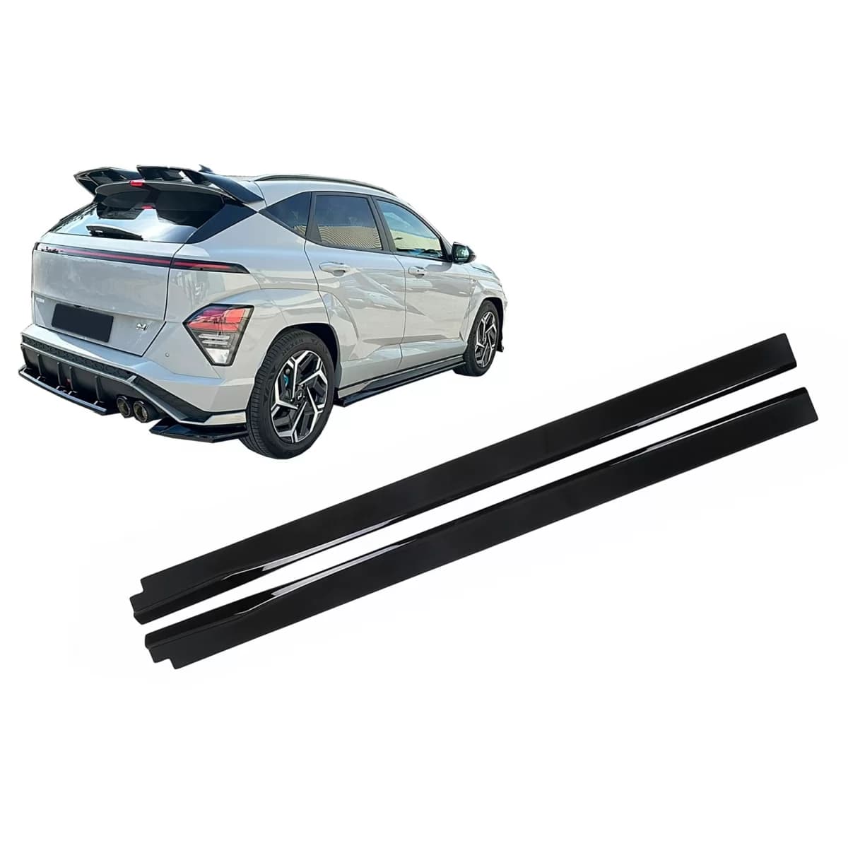 Side Skirts Extensions suitable for Hyundai Kona N-Line Mk2 (2023-)