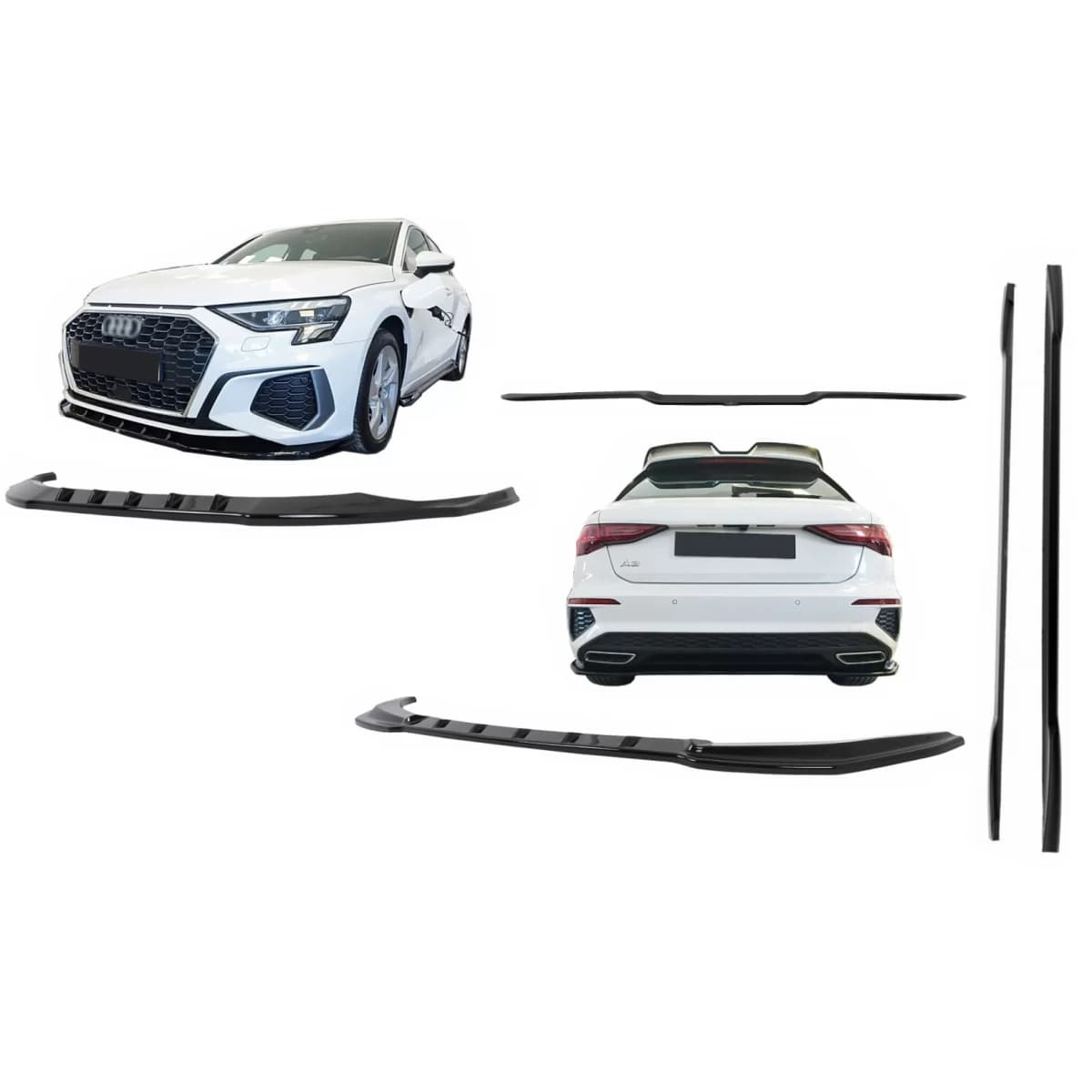 Aero Body kit suitable for Audi A3 8Y (2020-2024) Sportback only S-Line