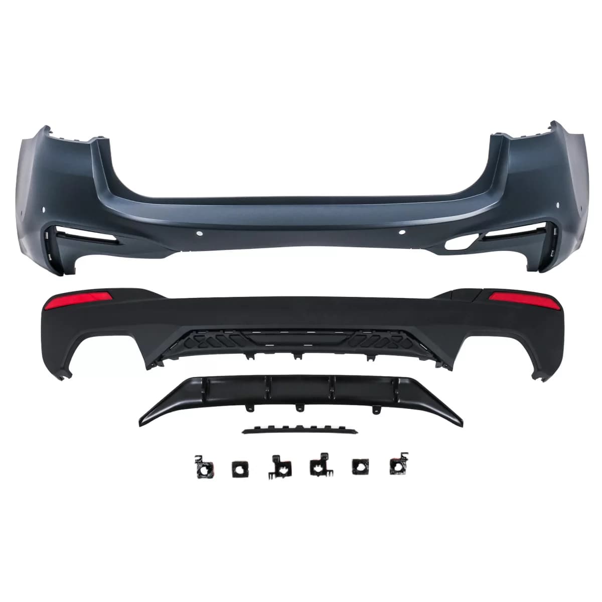 Rear Bumper suitable for BMW 5 Series G31 Touring (2017-2019) M-Technik Design