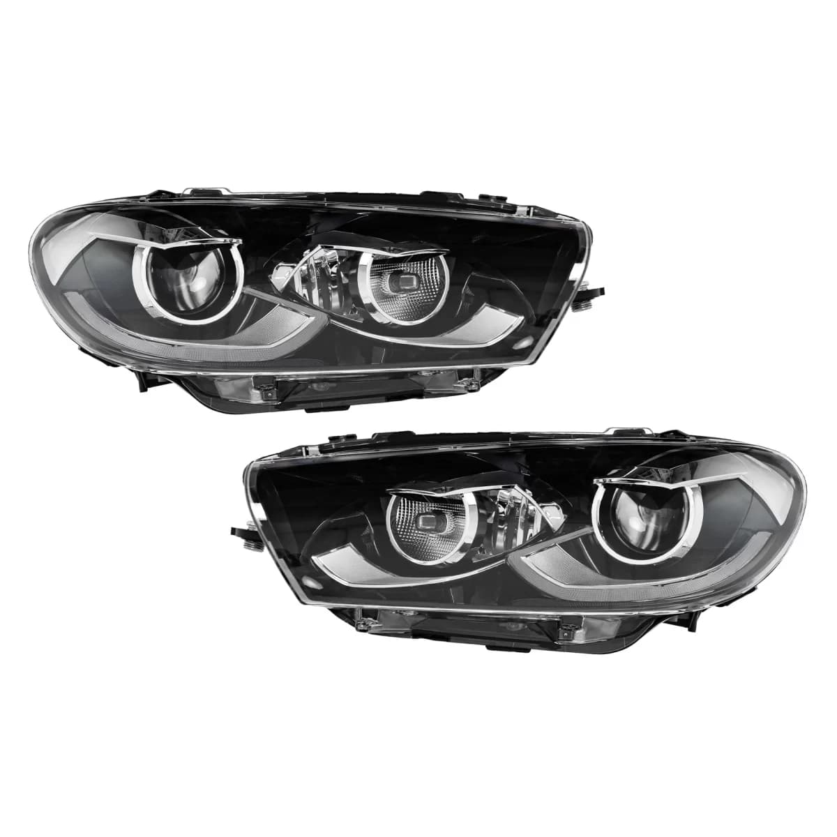 Full LED Headlights suitable for VW Scirocco Hatchback 137 (2008-04.2014) Dynamic Sequential Turning Light