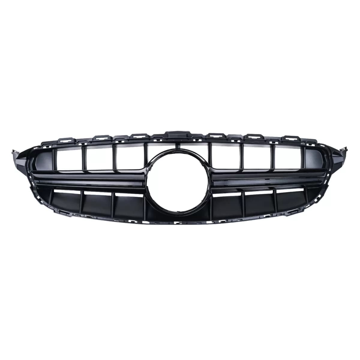 Front Grille suitable for Mercedes C-Class W205 S205 C205 A205 (2014-2018) without Camera Black
