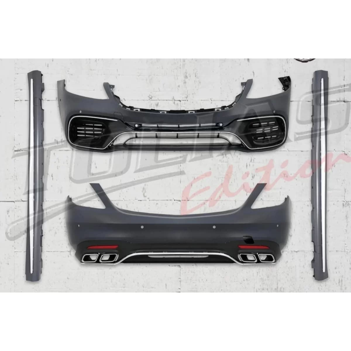 Body Kit suitable for Mercedes S-Class W222 Facelift (2013-08.2020) S63 Design