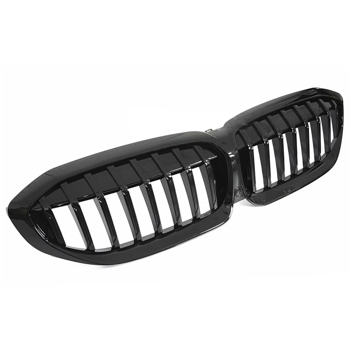 Central Kidney Grilles suitable for BMW 3 Series G20 Sedan G21 Touring (2019-2022) Piano Black