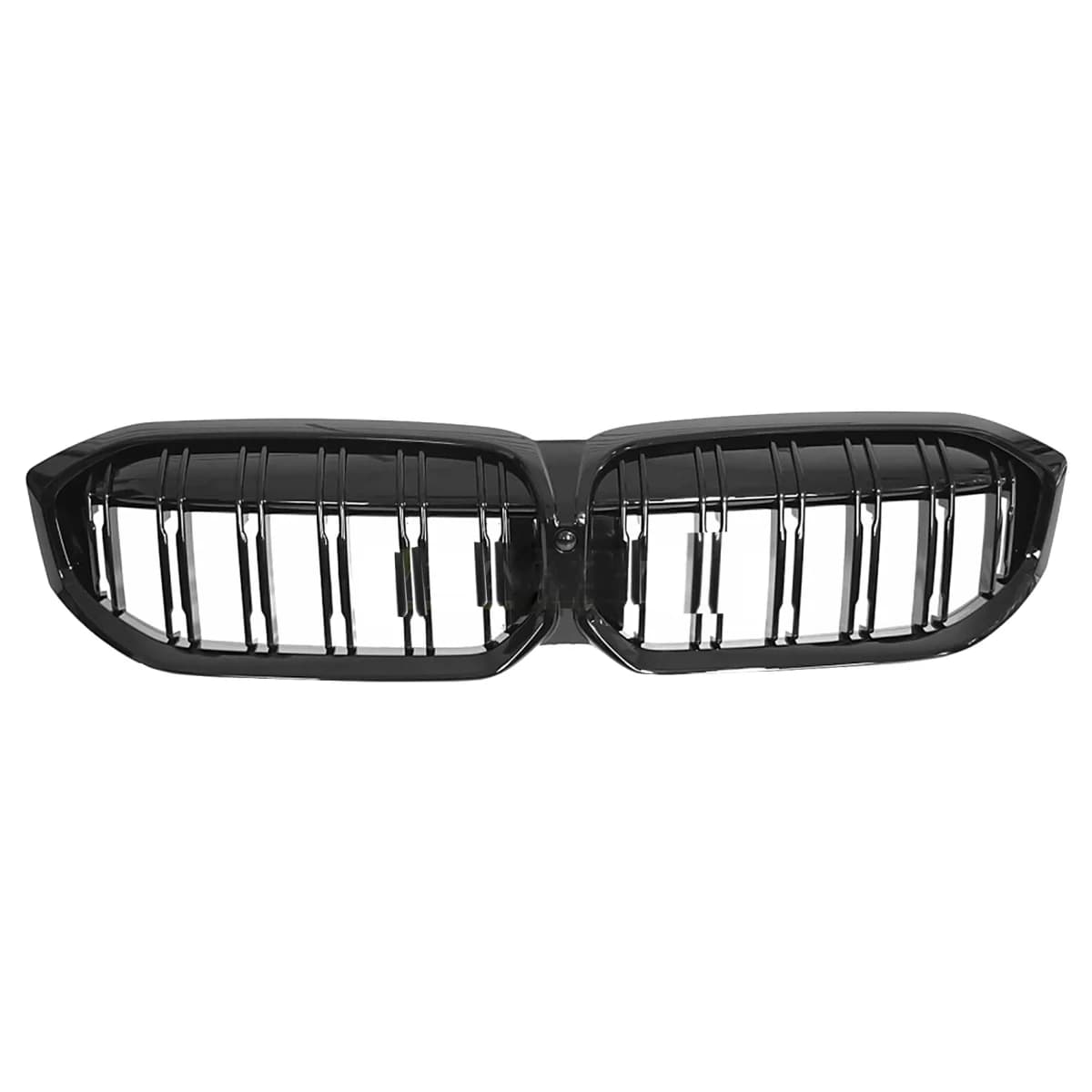 Central Kidney Grilles suitable for BMW 3 Series G20 Sedan G21 Touring LCI (2023-2025) Double Stripe M Design Piano Black