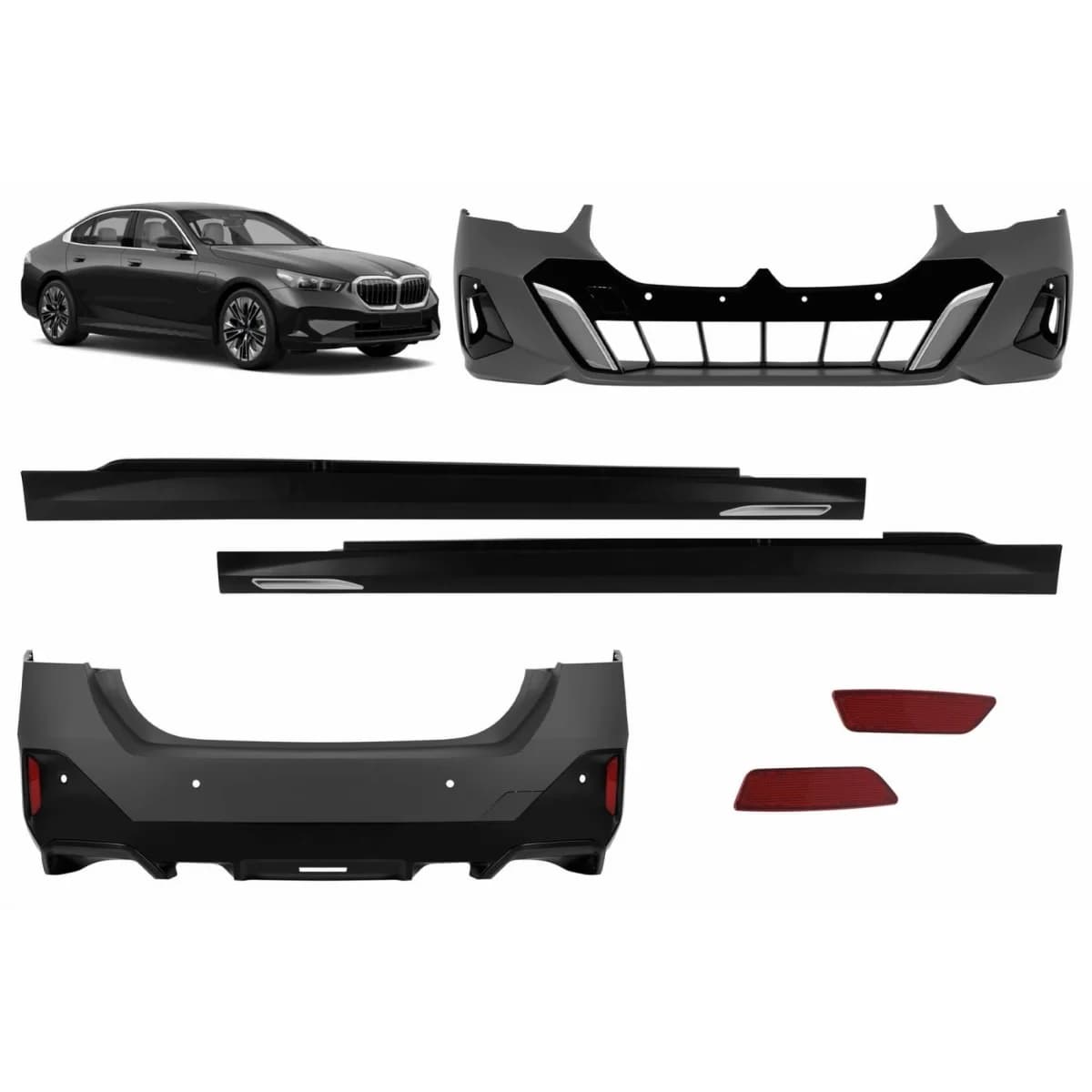 Body Kit suitable for BMW 5 Series G60 (2023-) M-Tech Design