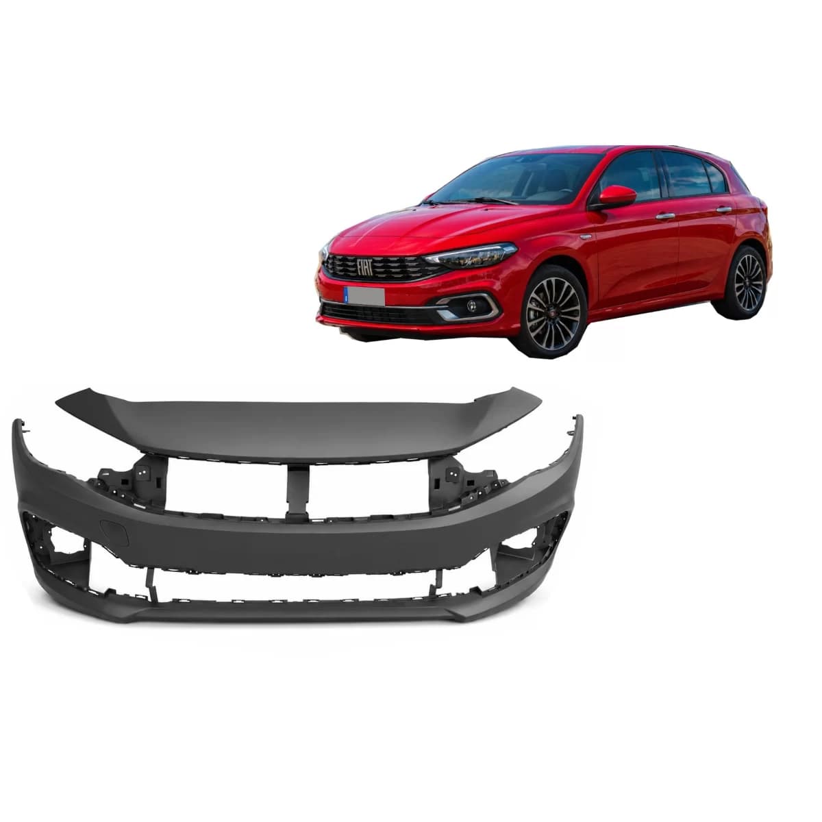 Front Bumper suitable for FIAT TIPO 356 (2021-2026) Aluminium Life Design
