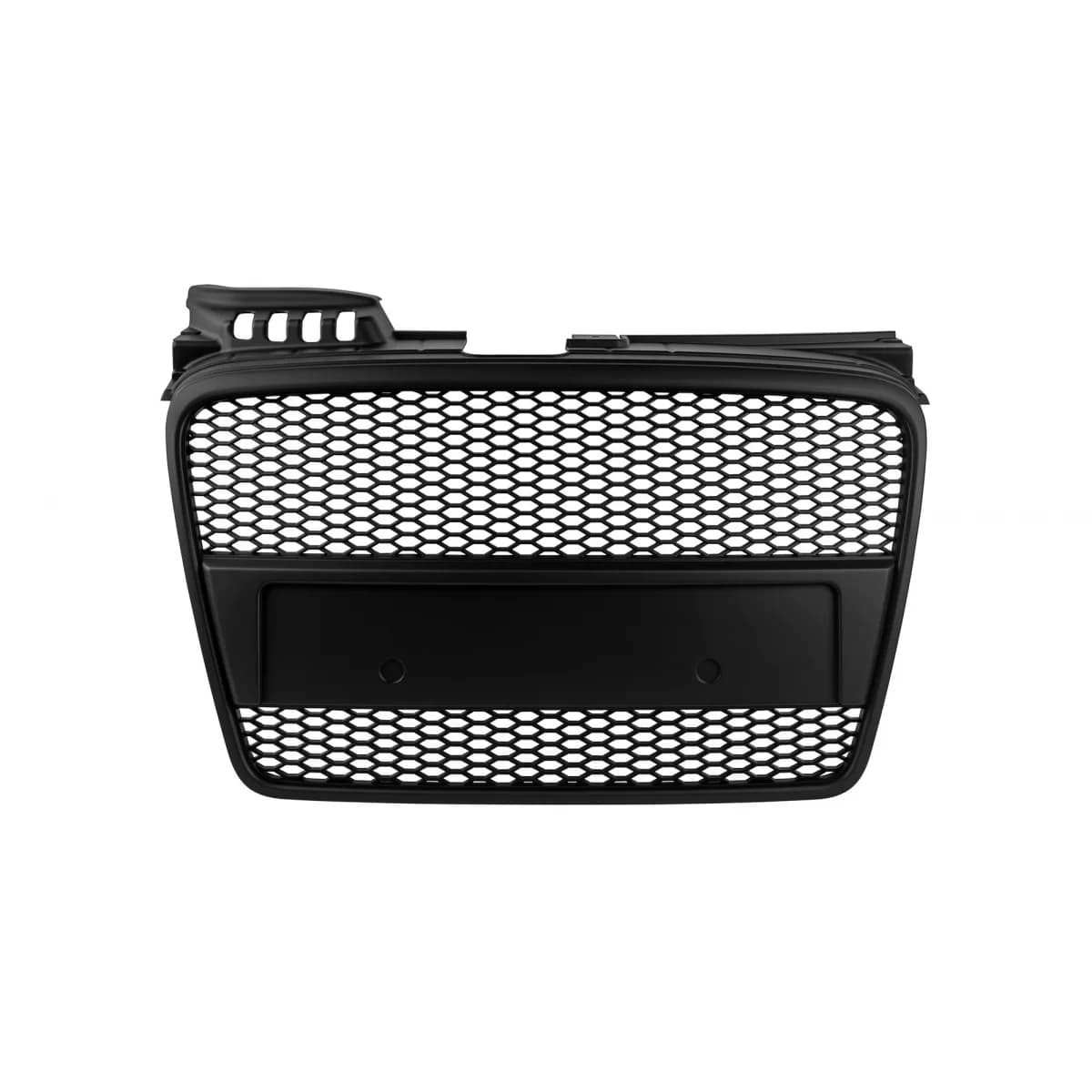 Black matte grille without emblem type RS suitable for Audi A4 B7 sedan, wagon 2004-2007 with standard bumper