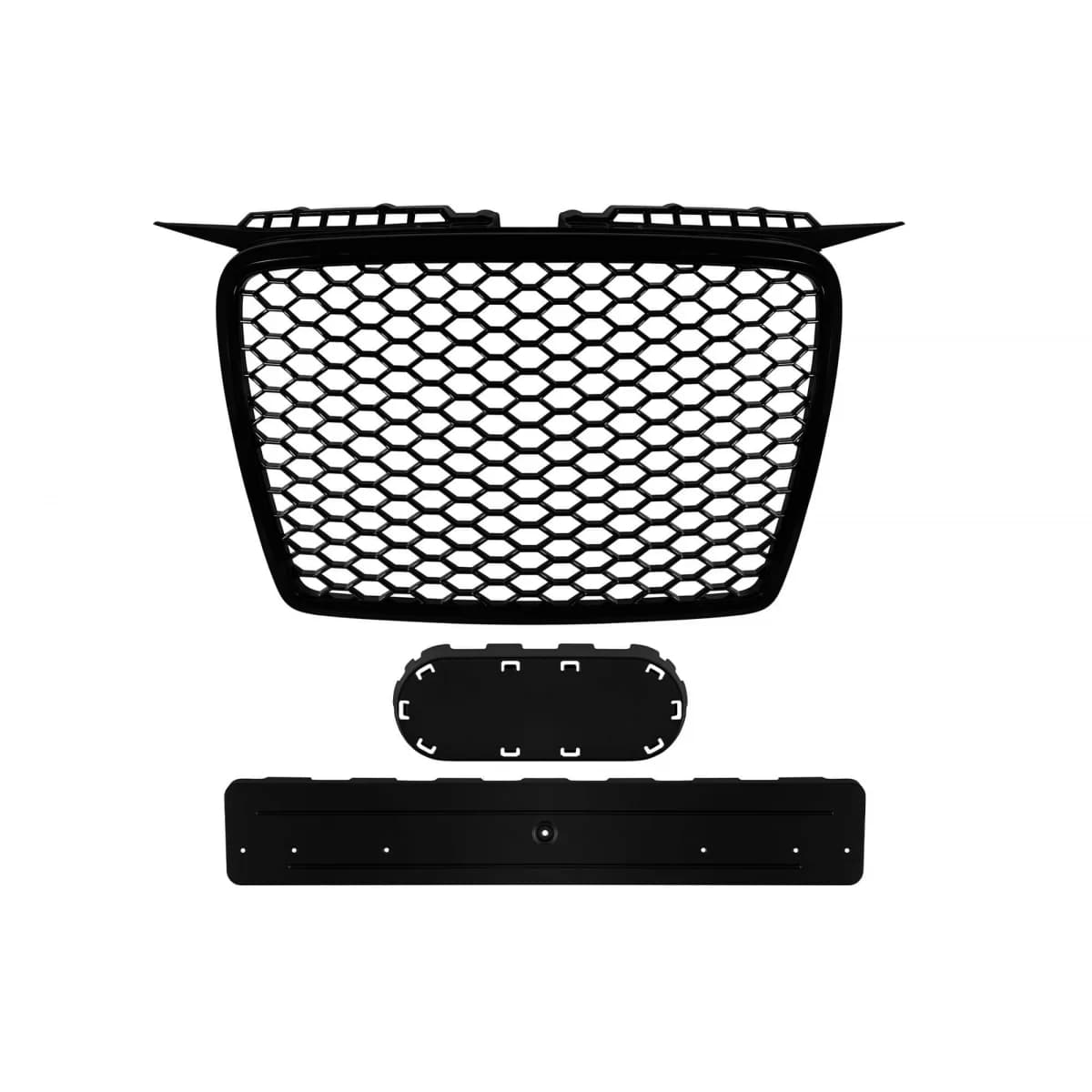 RS type black front grille suitable for Audi A3 hatchback, Sportback 2005-2008