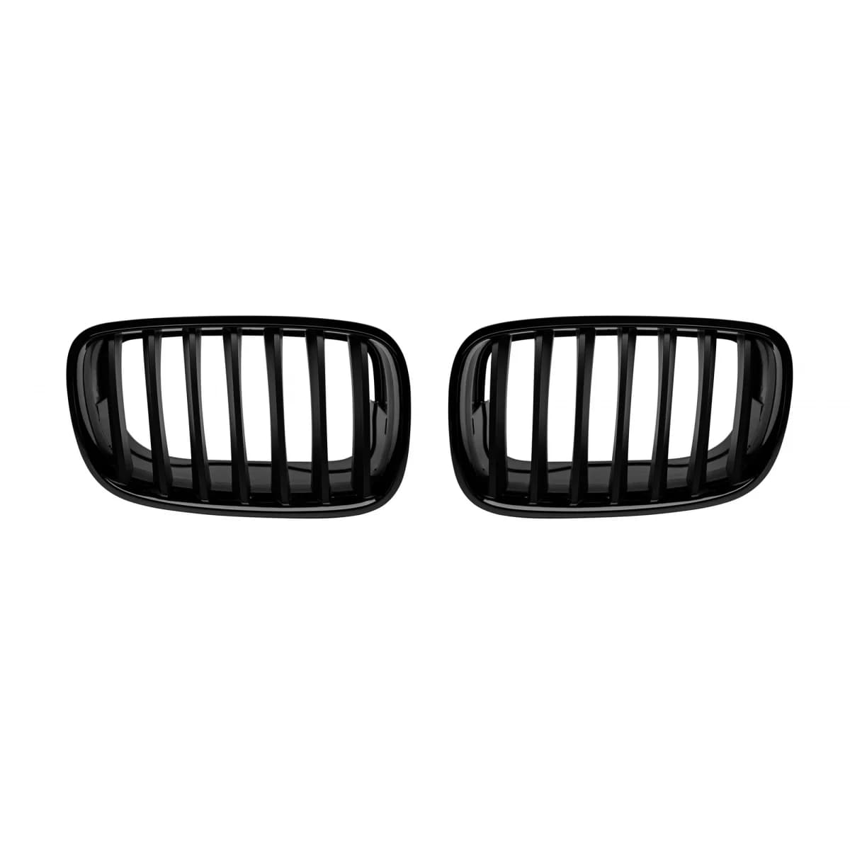Black lacquer kidney grilles suitable for BMW X5 E70 2007-2013, X6 E71 2008-2013