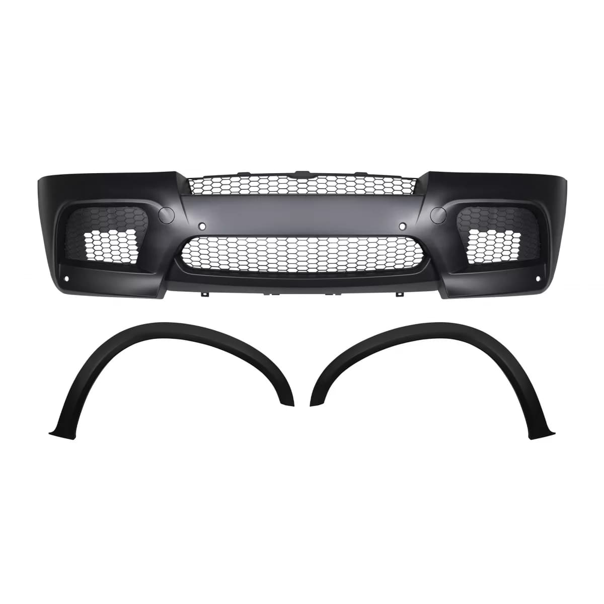 Front X5M bumper suitable for BMW X5 E70 2010-2013 with flares for the front fenders