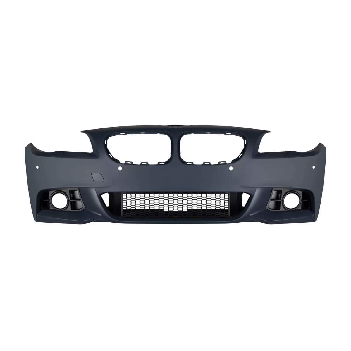 Front M Technik bumper suitable for BMW 5 Series F10 sedan, F11 touring 2013-2017 with PDC, with washers, without fog lights