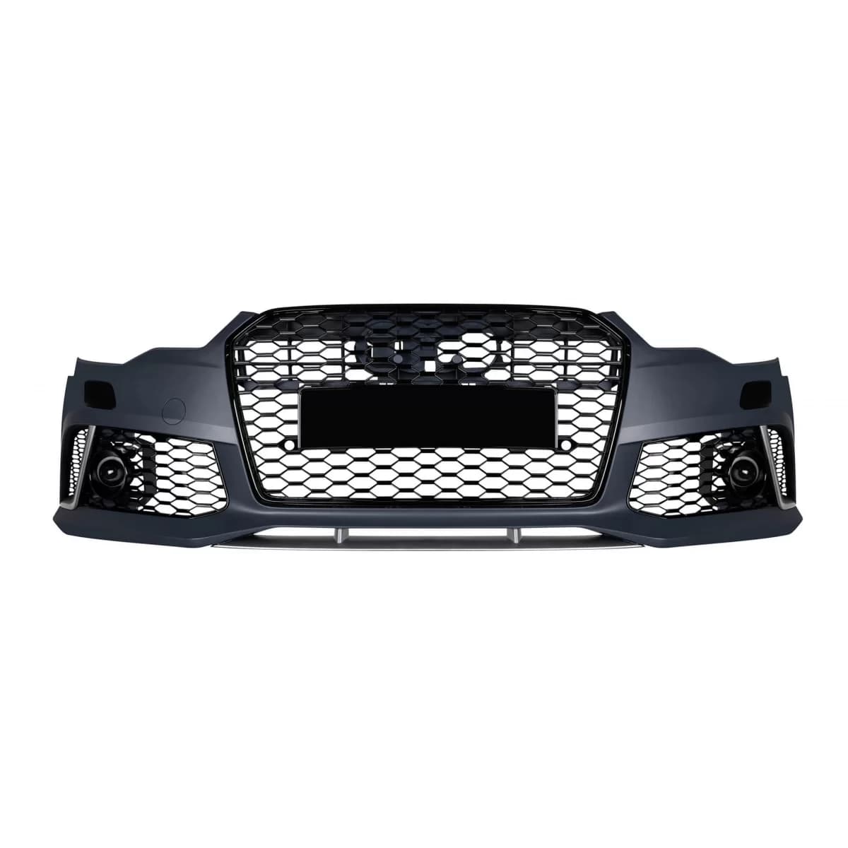 Front bumper type RS6 suitable for Audi A6 C7 4G 2011-2015 with PDC, with washer caps