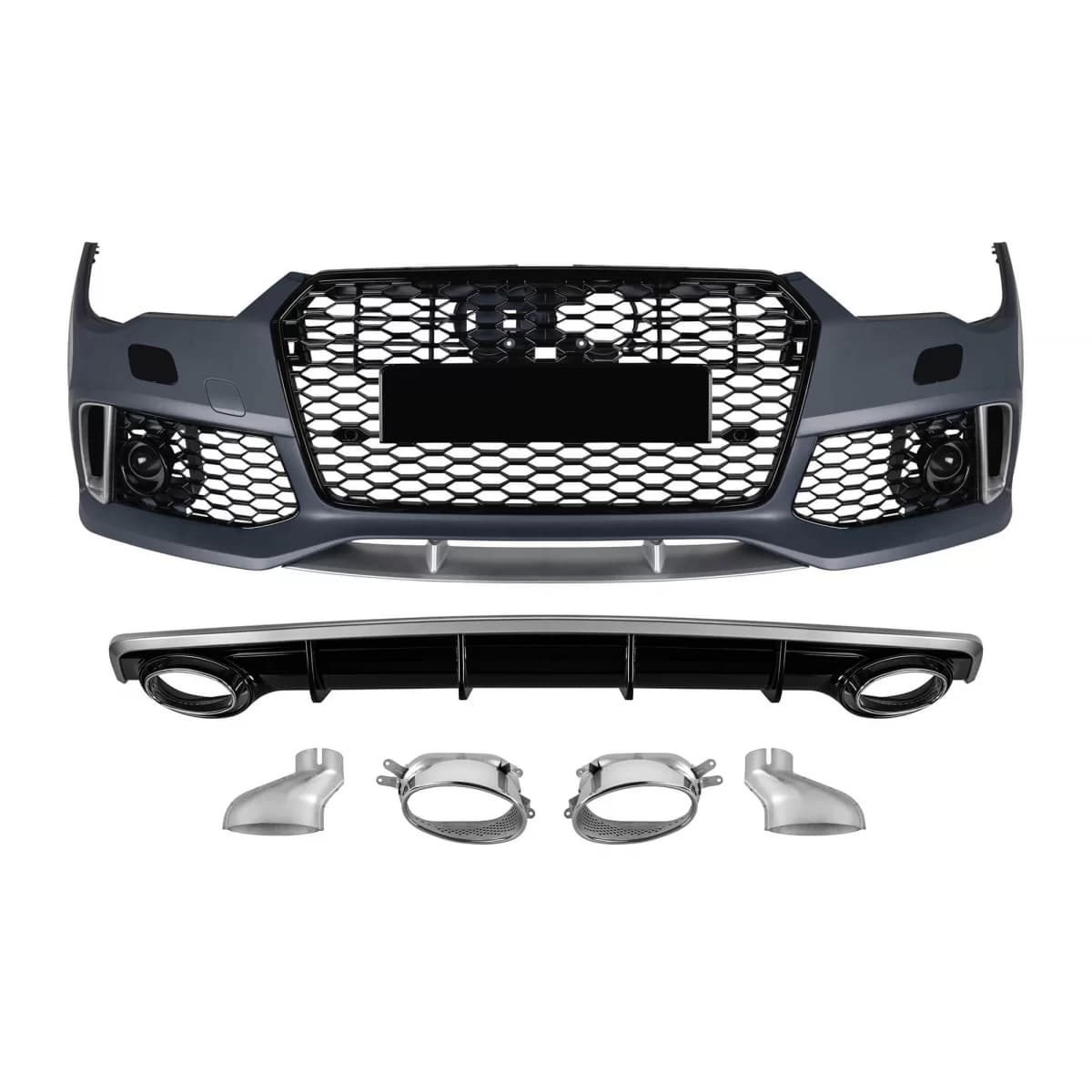 RS7 package suitable for Audi A7 2015-2017 for the model with standard rear bumper