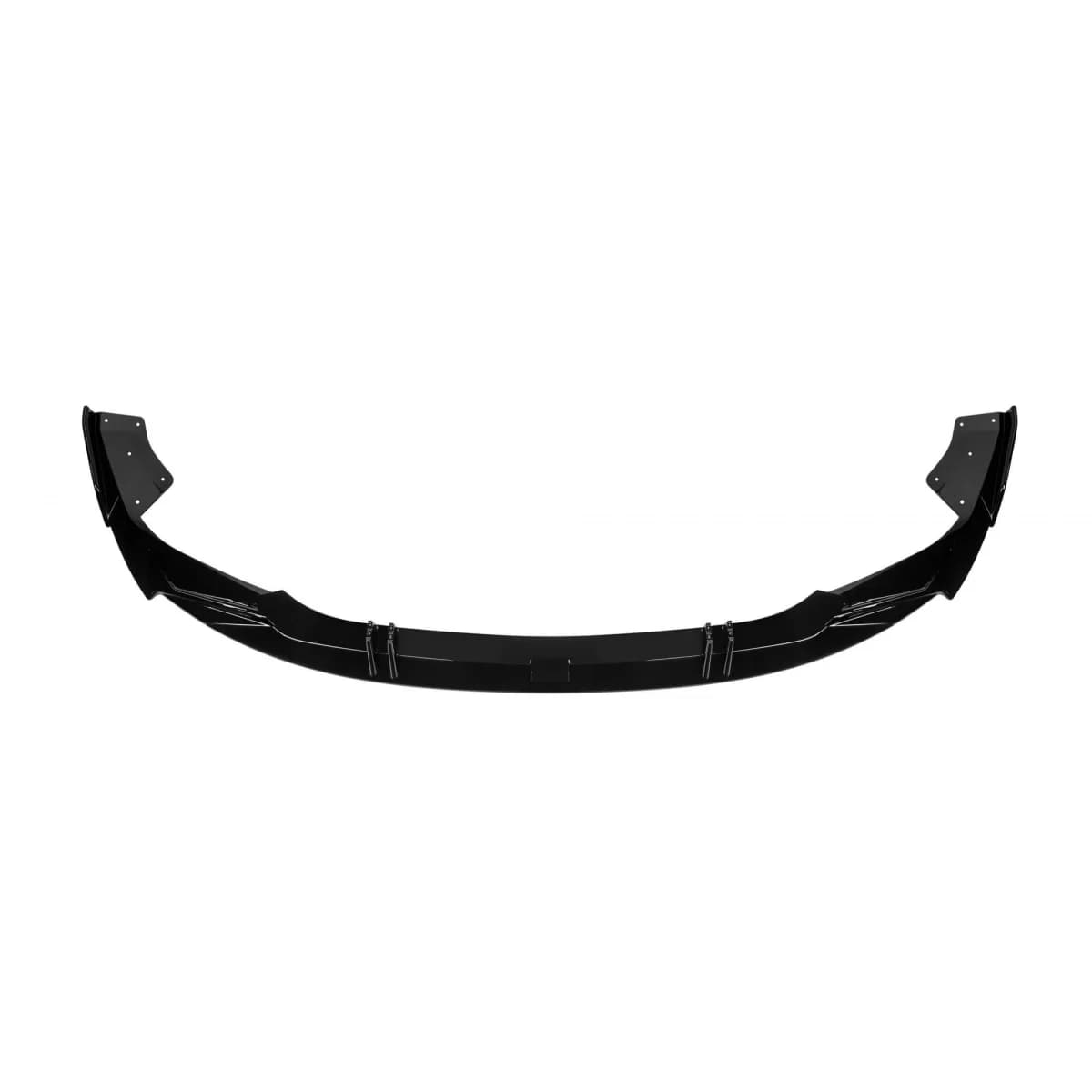 RS7 type spoiler suitable for front RS bumper on Audi A7 Sportback after 2019, black lacquer
