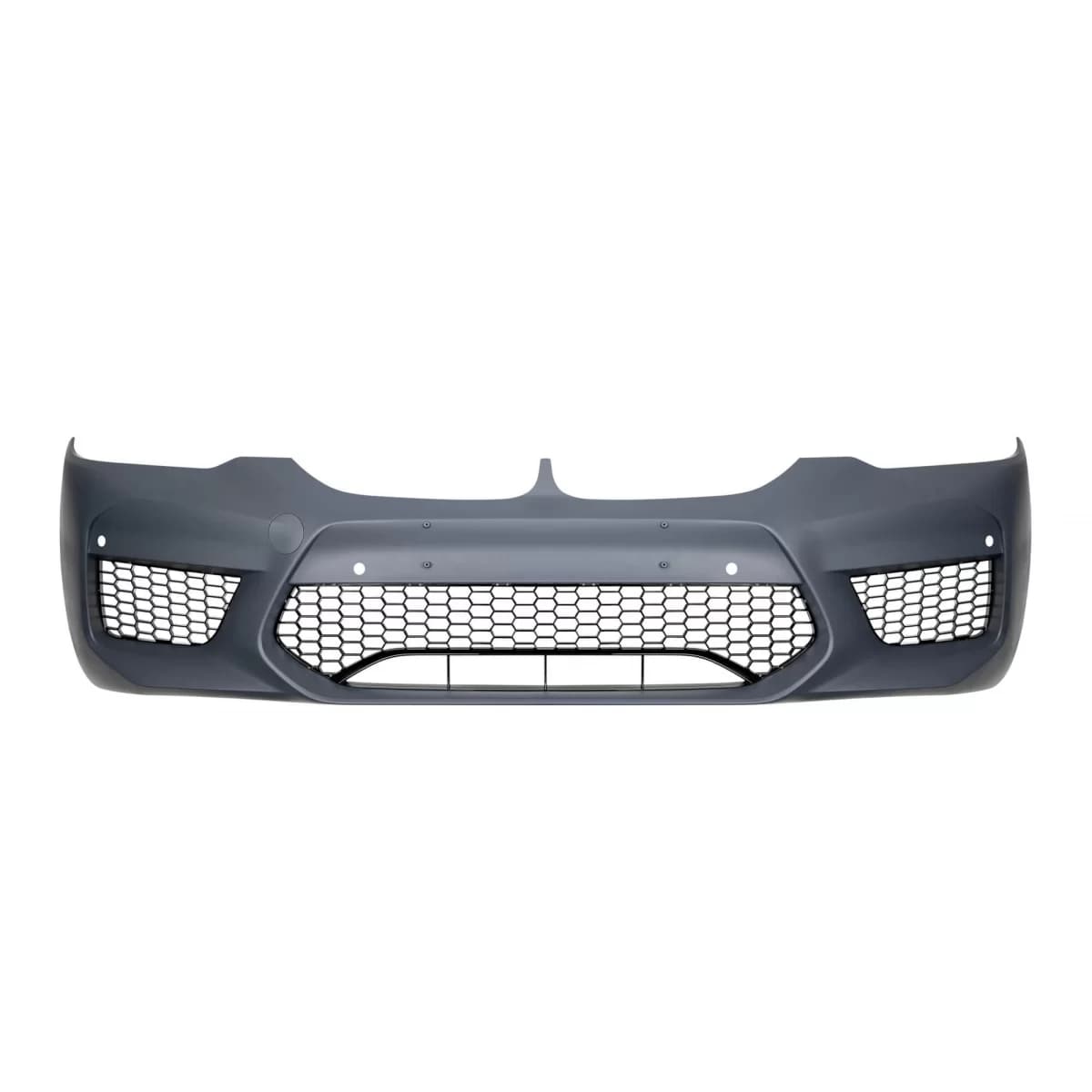 Front M5 bumper suitable for BMW 5 Series G30 Sedan, G31 Touring 2017-2019 with grille without ACC hole, with PDC