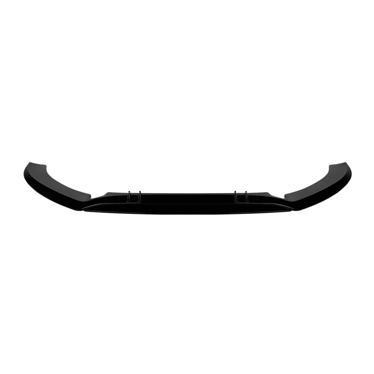 RS6 type spoiler suitable for front RS bumper on Audi A6 sedan, wagon 2010-2016, black lacquer