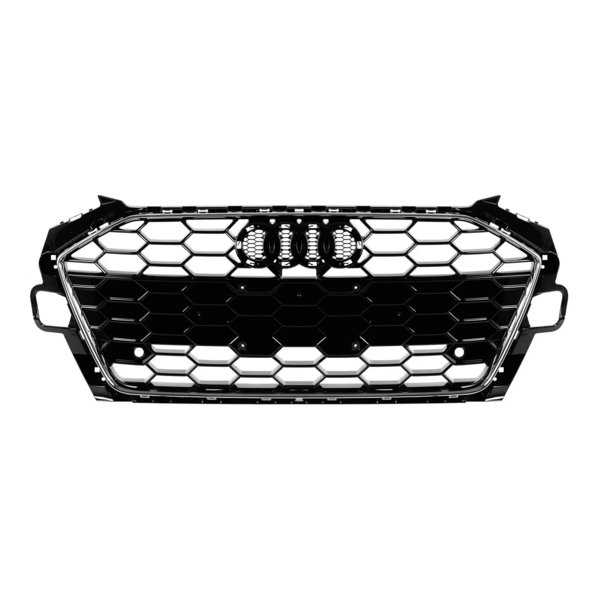 Black lacquer grille type S4 suitable for Audi A4 B9.5 2020-2024