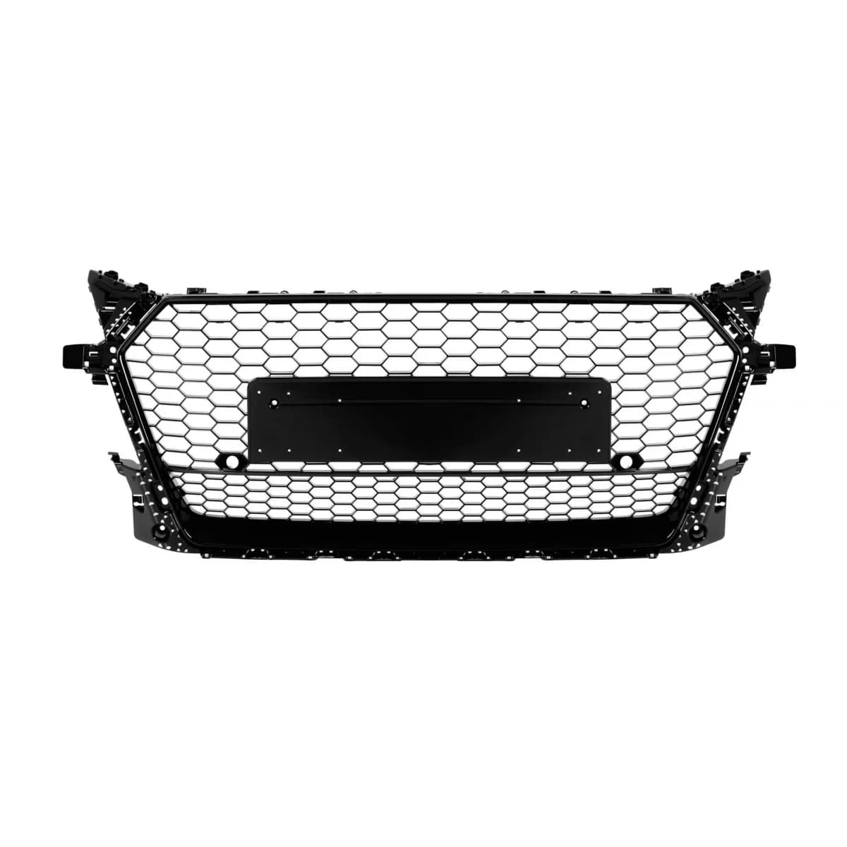 Gloss Black RS-style grille, suitable for Audi TT Coupe, Convertible 2015-2022 without emblem base