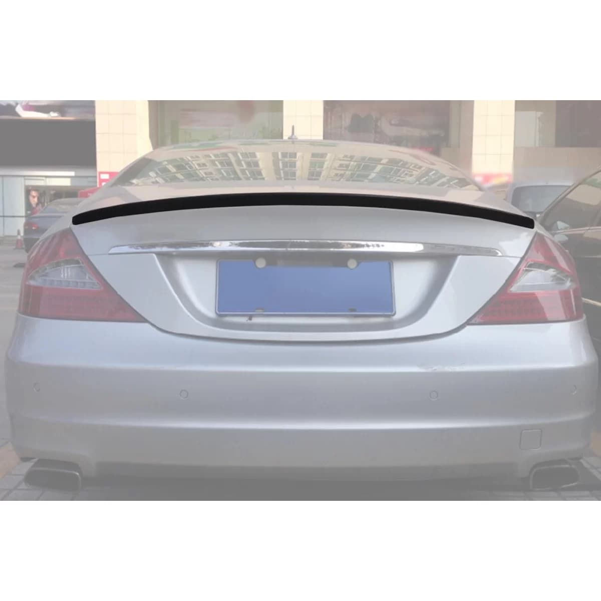 A Design trunk spoiler suitable for Mercedes CLS C219 2004-2010, unpainted