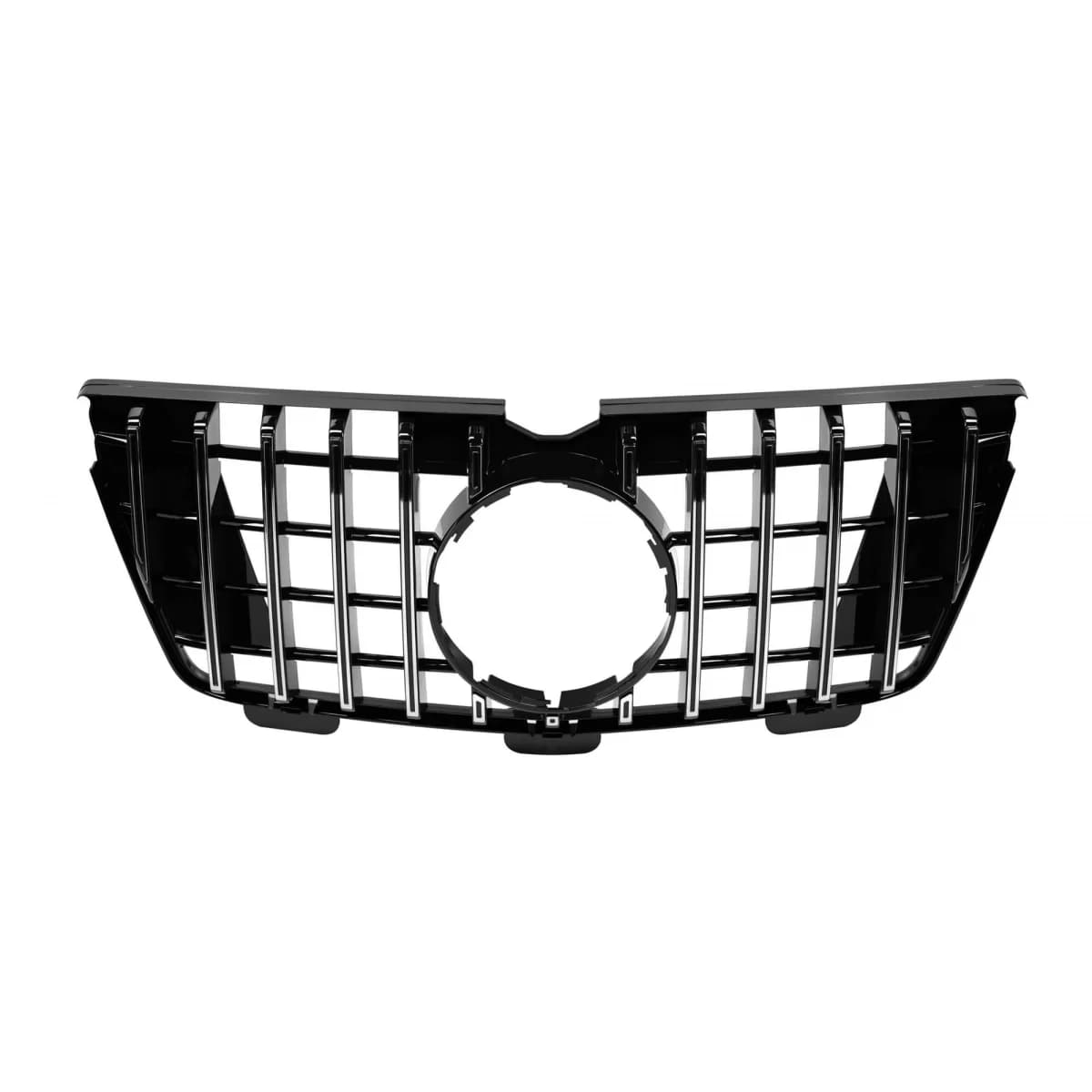 Chrome/black GT type grille suitable for Mercedes GL X164 2007-2009, suitable for A Design-Line front bumper