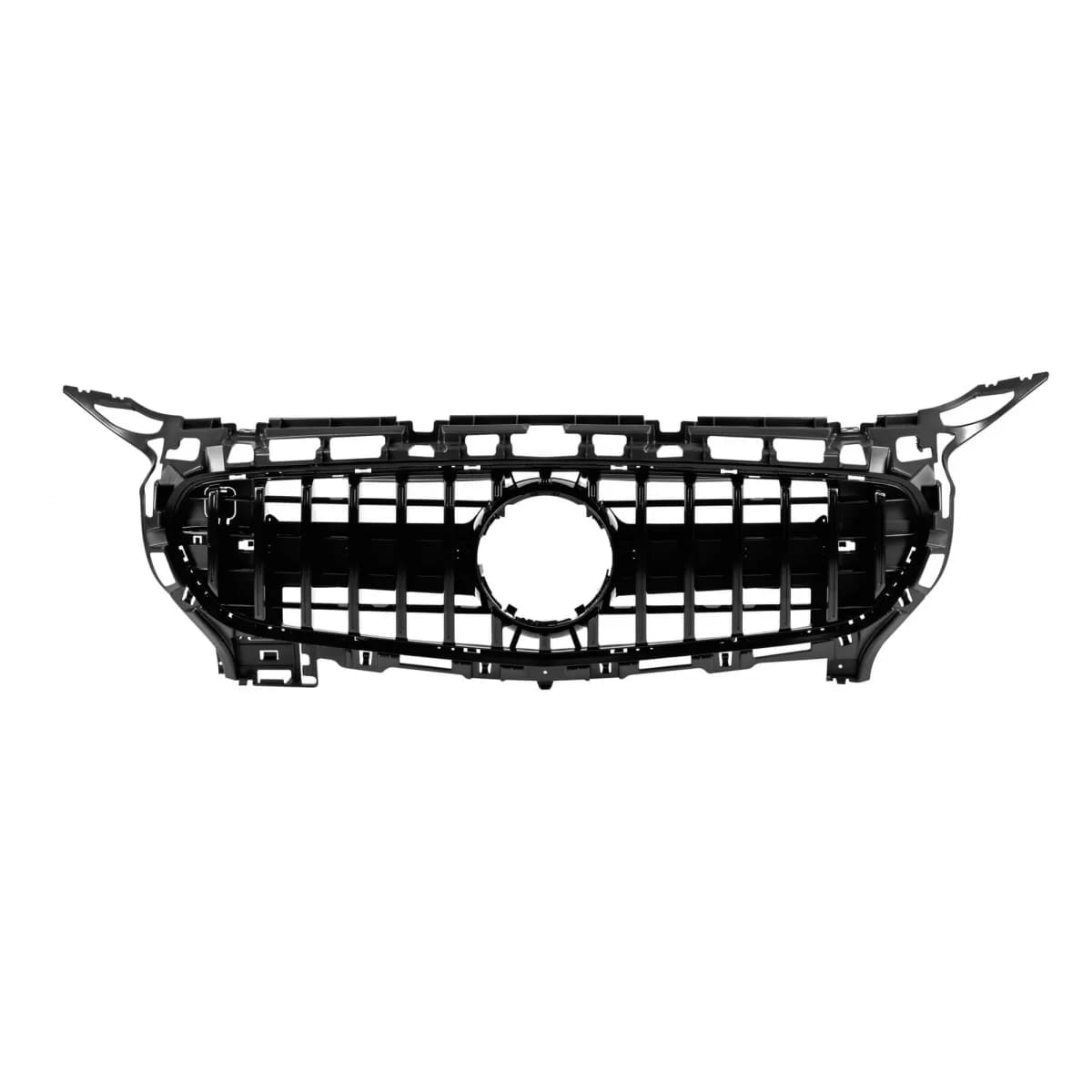 Black lacquer GT type grille suitable for Mercedes A Design GT 2 doors C190 2014-2016