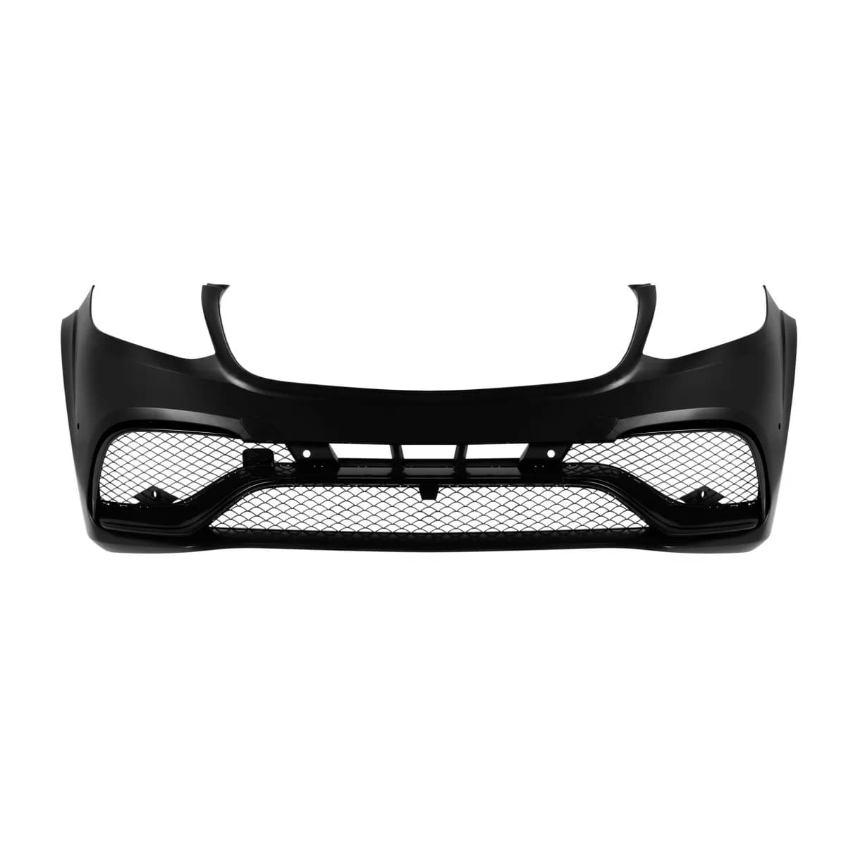 Front A design bumper suitable for Mercedes GLS X166 2015-2019, with black lacquer elements