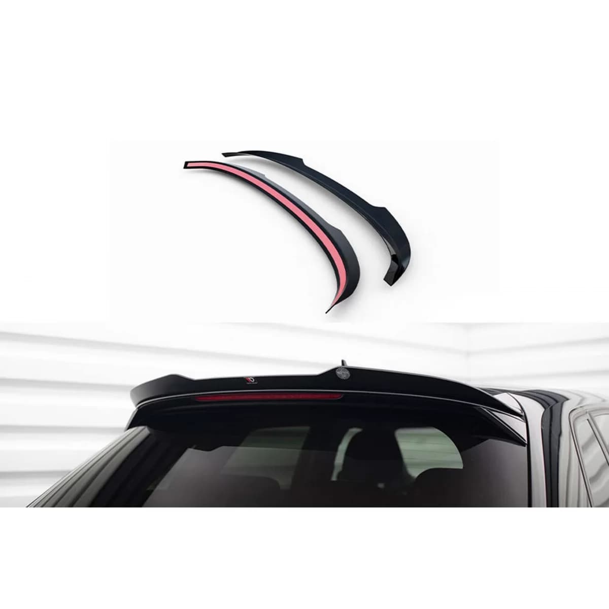 Maxton Design roof spoiler suitable for Audi A3 Sportback 8V 2016-2020, black lacquer