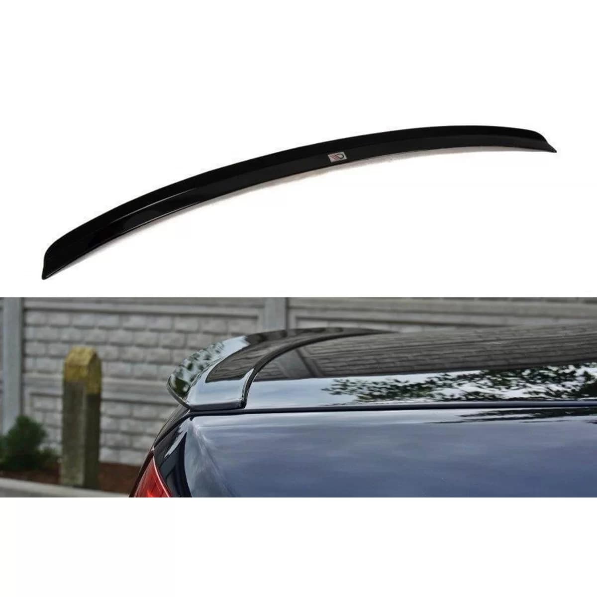 Maxton Design S8 type spoiler suitable for Audi A8 D3 trunk 2006-2010, black lacquer