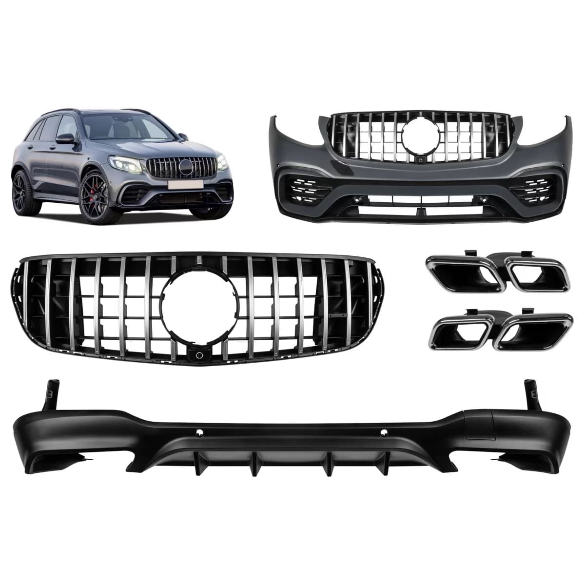 A Design package type 63 suitable for Mercedes GLC X253 2015-2019