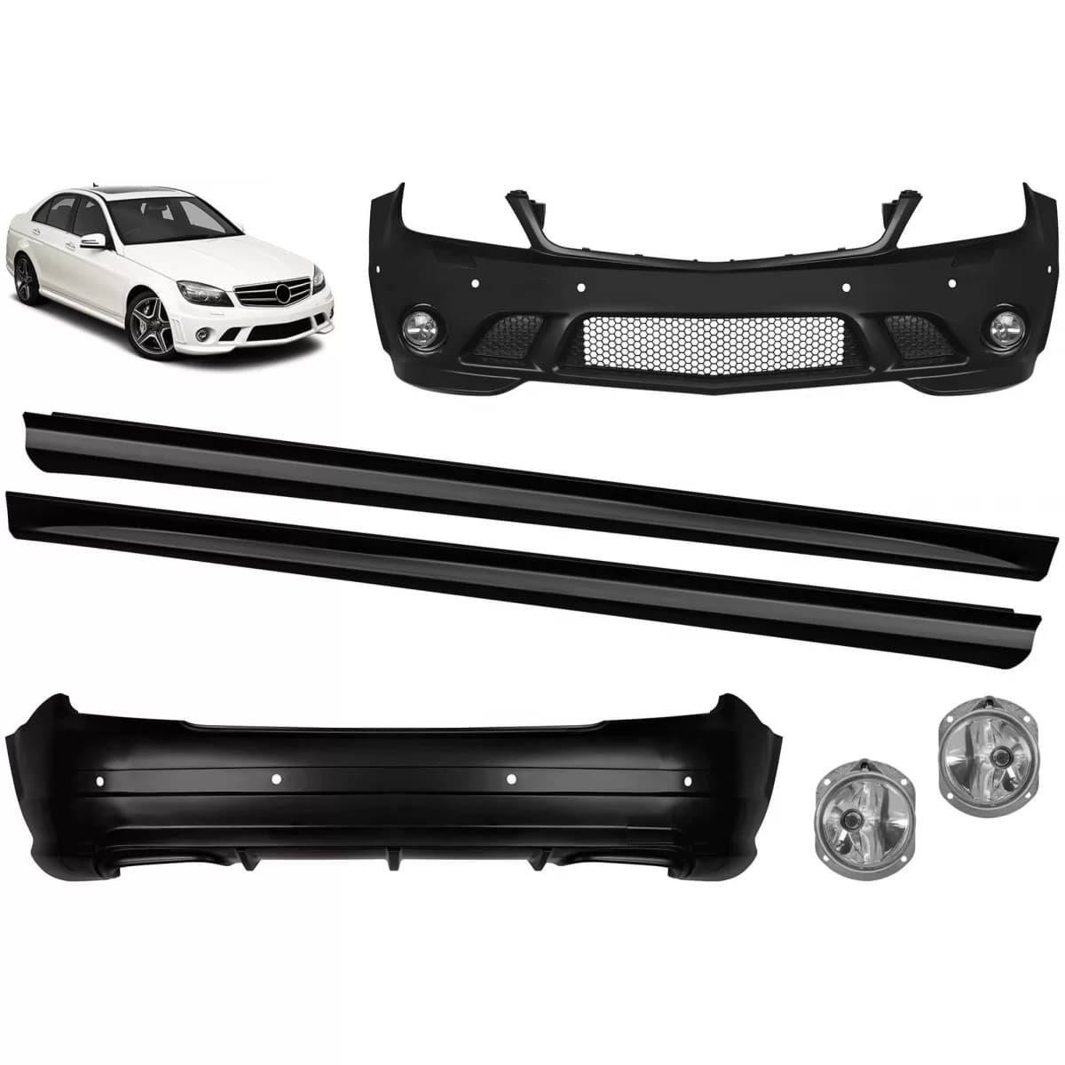 A Design package type C63 suitable for Mercedes C-Class W204 sedan 2008-2010