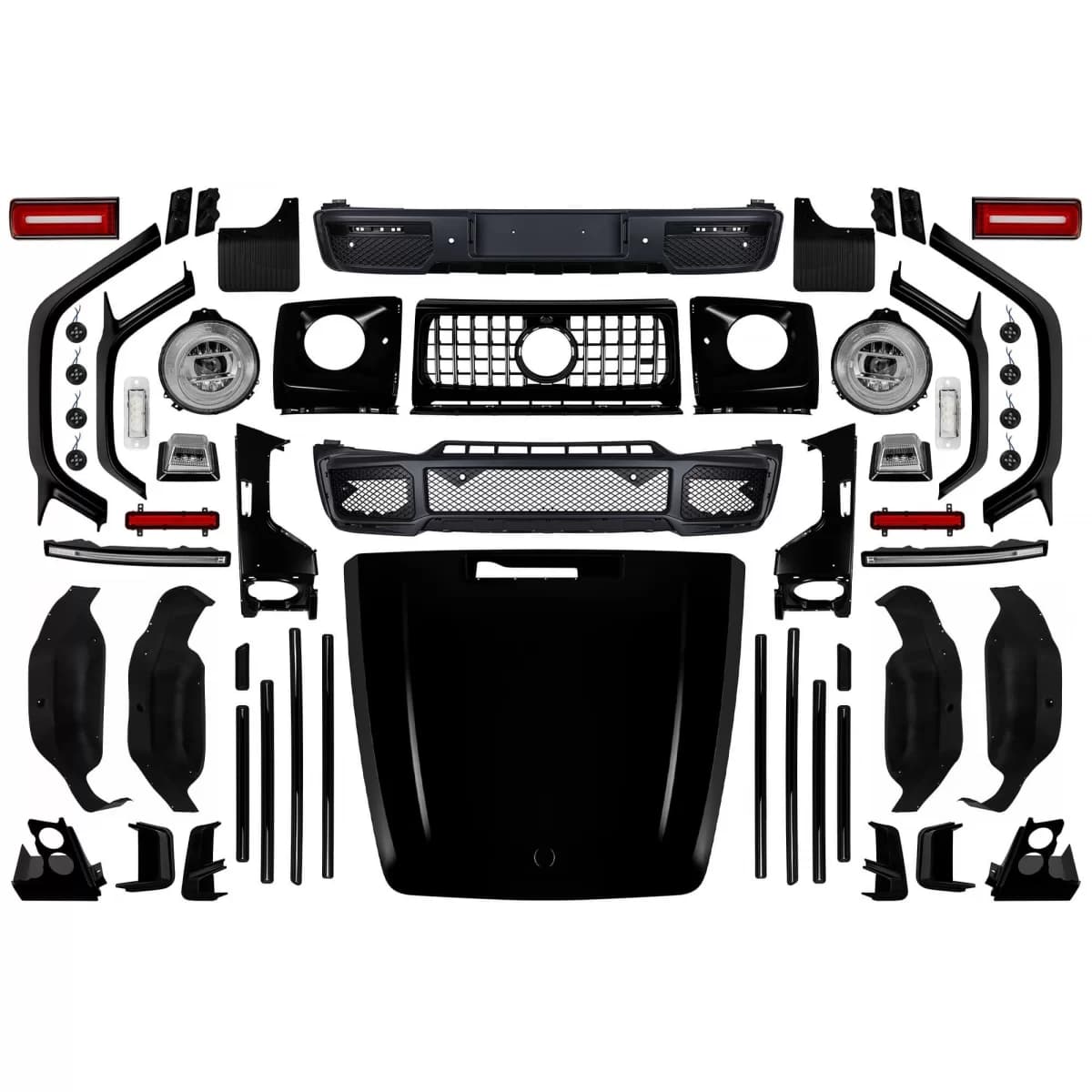 Brabus G800 package suitable for Mercedes G-Class W463 2008-2017 conversion to W464