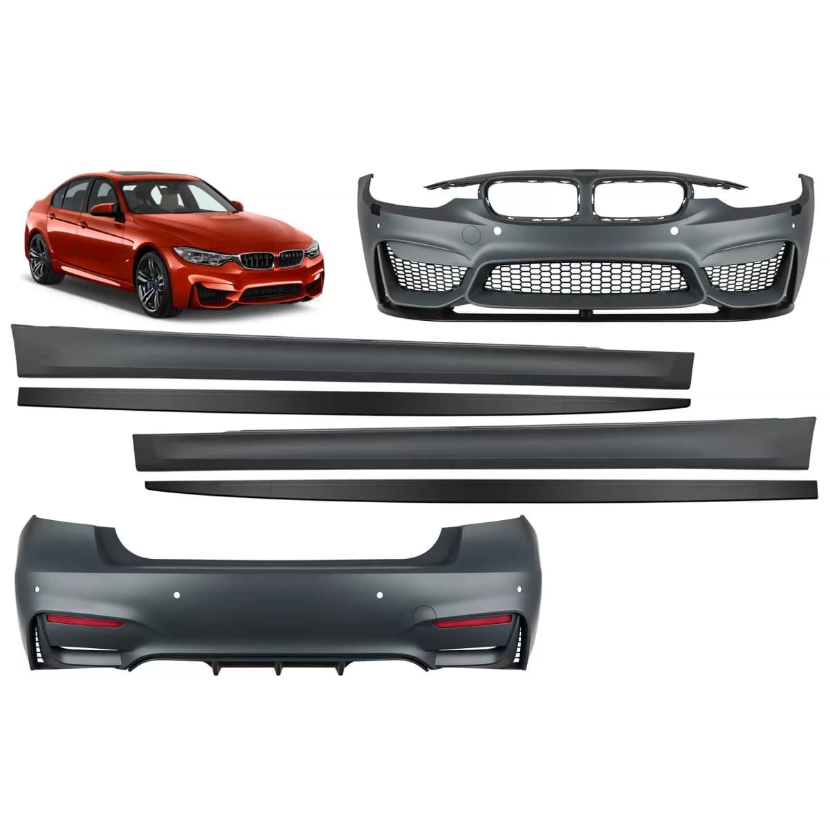 M3 package suitable for BMW 3 Series F30 sedan 2011-2019