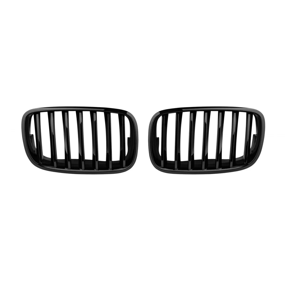 Black kidney grilles suitable for BMW X5 E70 2007-2013, X6 E71 2008-2011