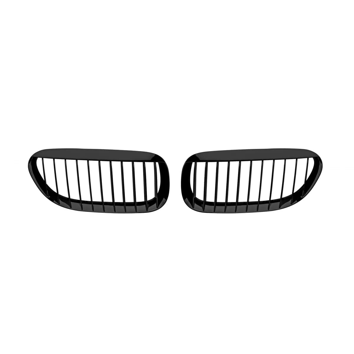 Black kidney grilles suitable for BMW 6 Series E63 coupe, E64 convertible 2004-2011