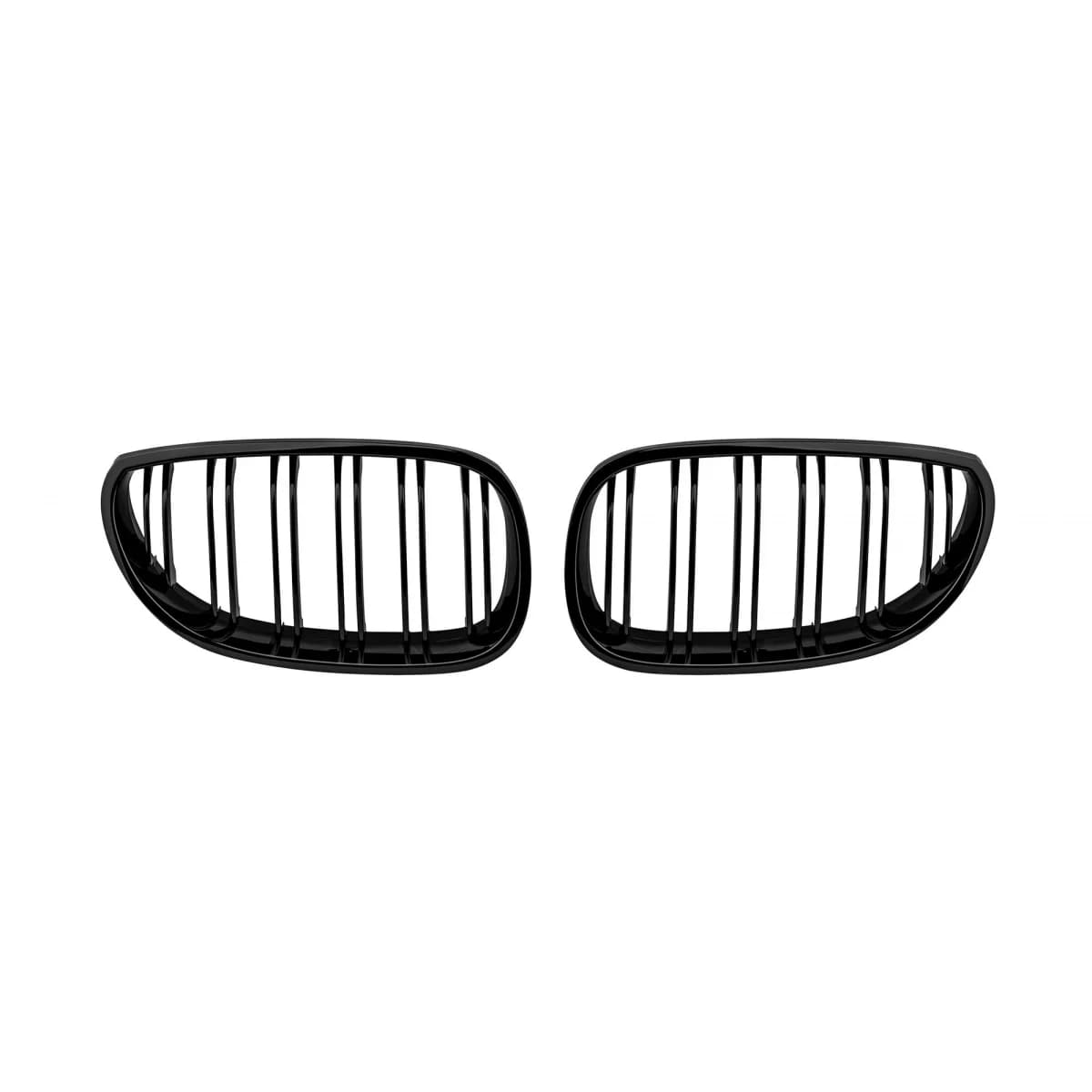 Black M5 type kidney grilles suitable for BMW 5 Series E60 sedan, E61 touring 2004-2010