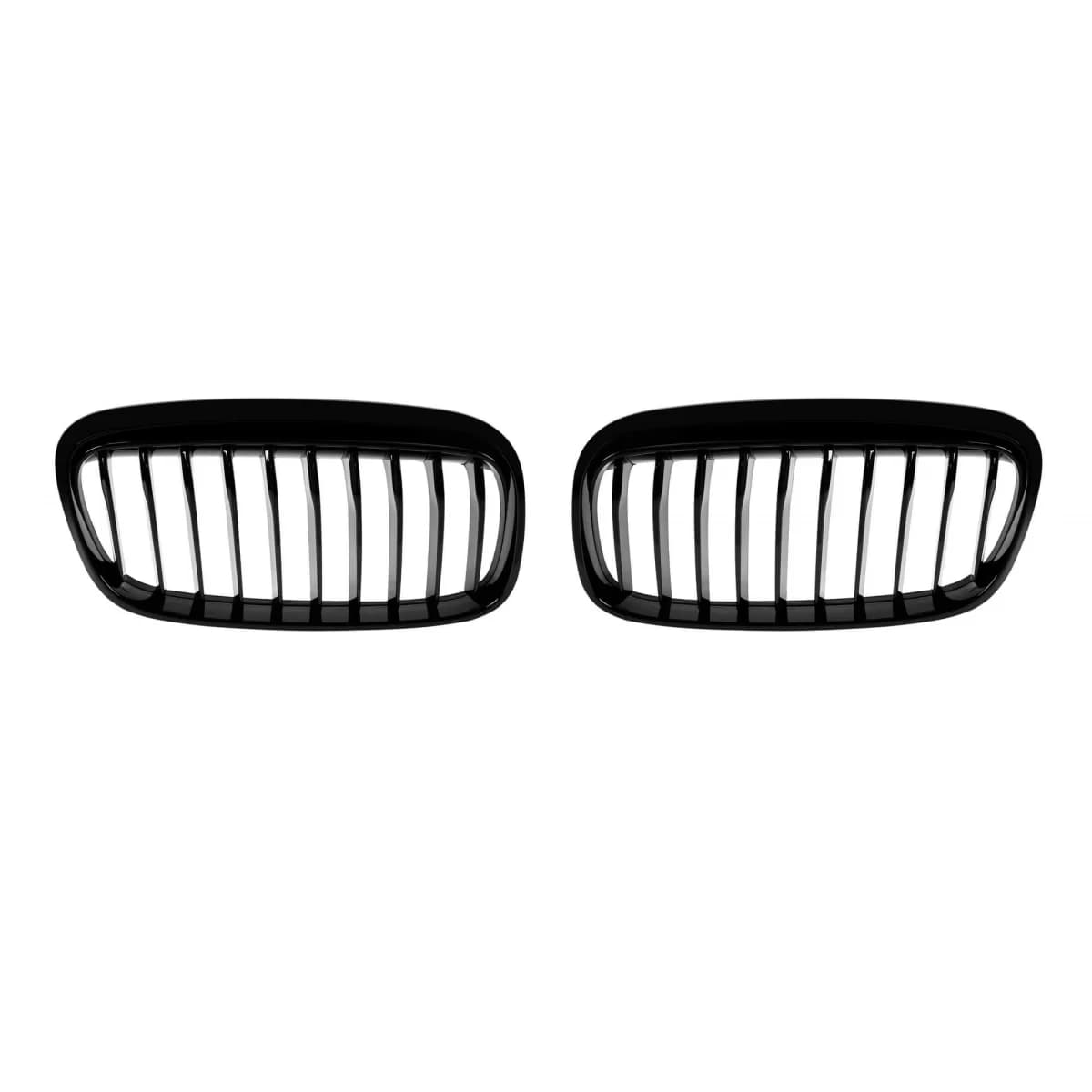 Black kidney grilles suitable for BMW Series 2 F45, F46 after 2014 with single slats