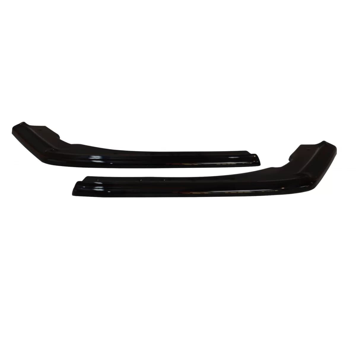 Maxton Design side extensions suitable for rear M Technik bumper on BMW 3 Series F30 sedan 2015-2018, black lacquer