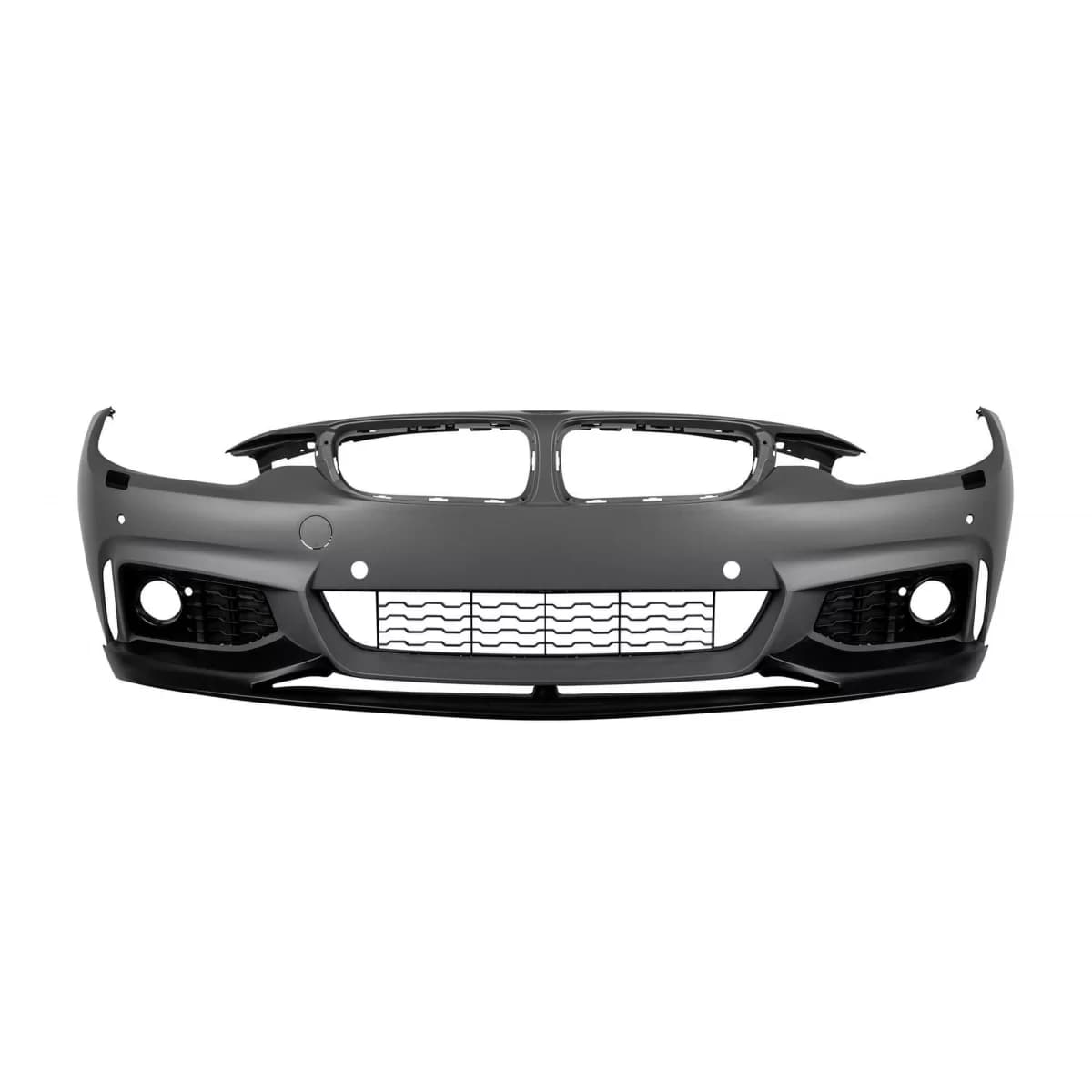Front M Performance Design Design bumper suitable for BMW 4 Series F32 Coupe, F33 Convertible, F36 Gran Coupe 2013-2020 with PDC, with washers, without fog lights