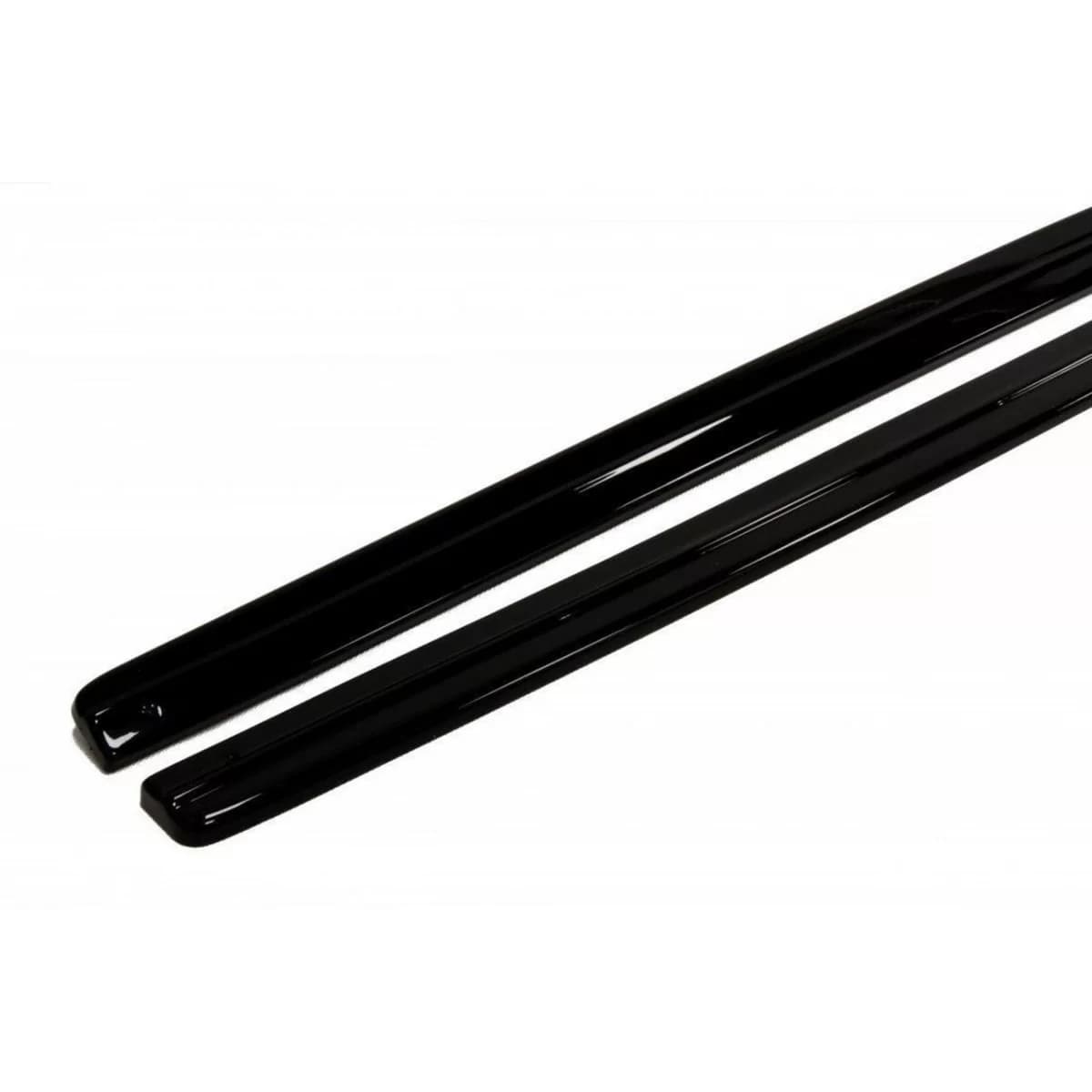 Maxton Design additives suitable for M Technik, M5 side skirts for BMW 5 Series F10, F11 2011-2017, black lacquer