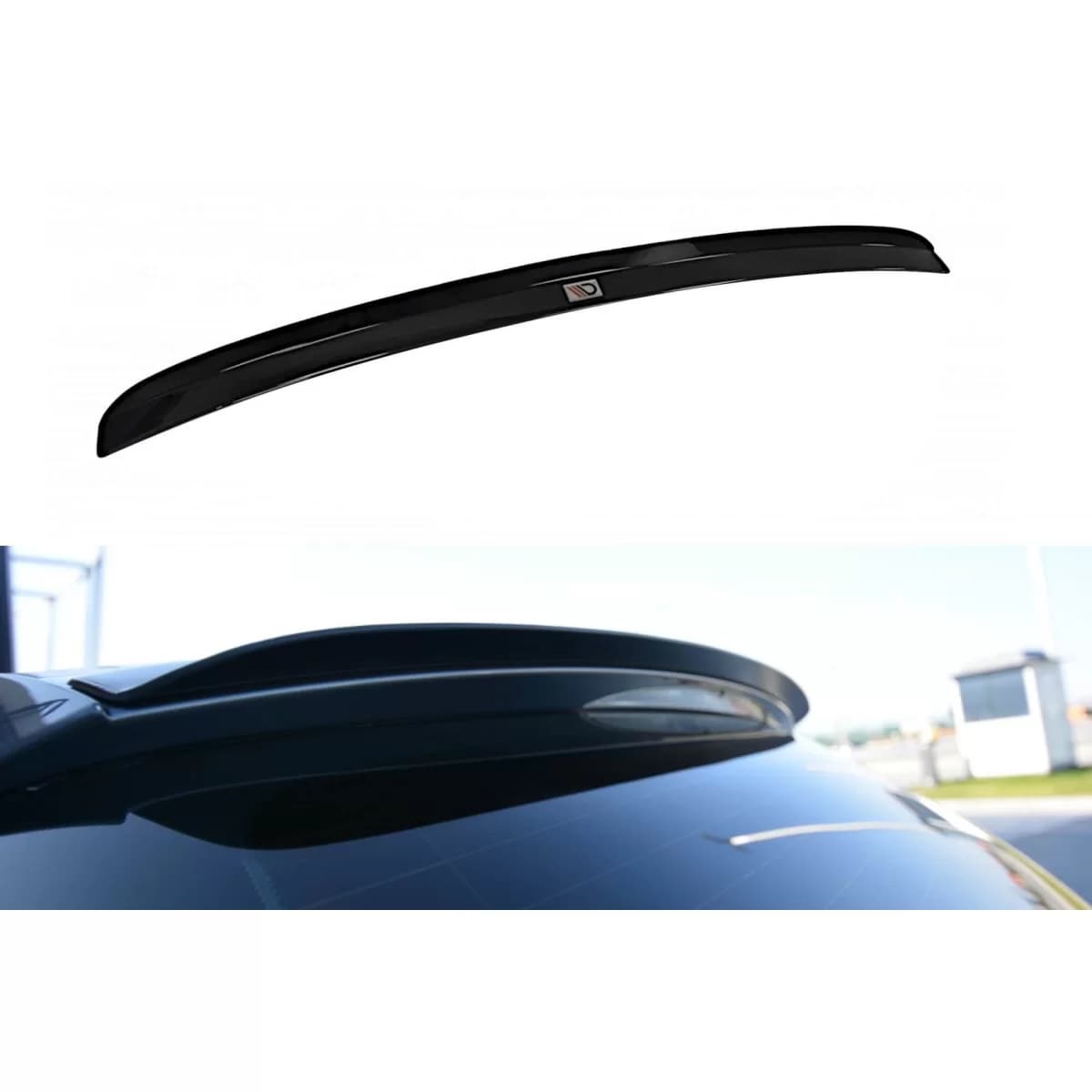 Maxton Design spoiler suitable for trunk for BMW 5 Series E61 2003-2010, black lacquer